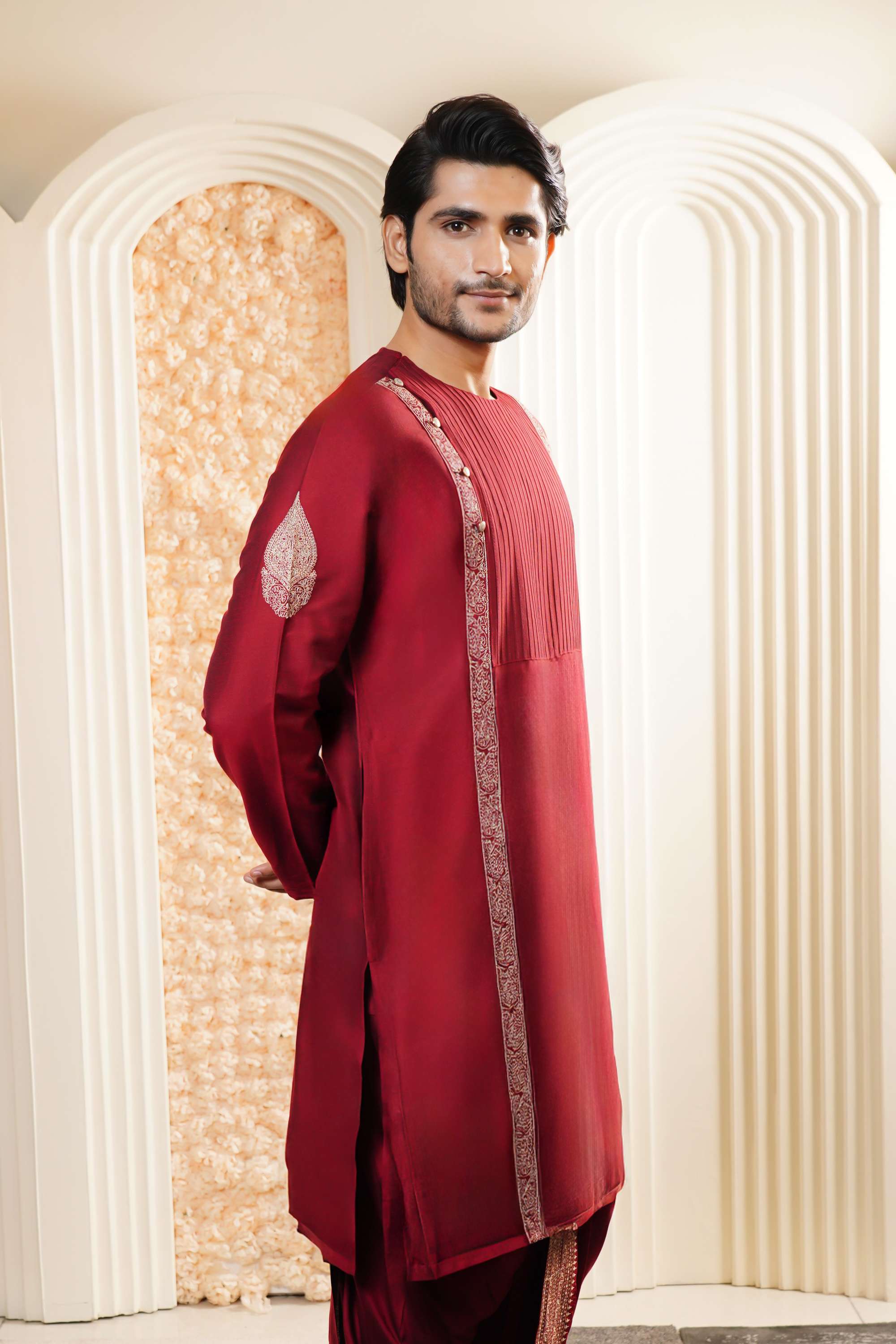 Embroidered-Blended-Fabric-Men-s-Casual-Wear-Kurta
