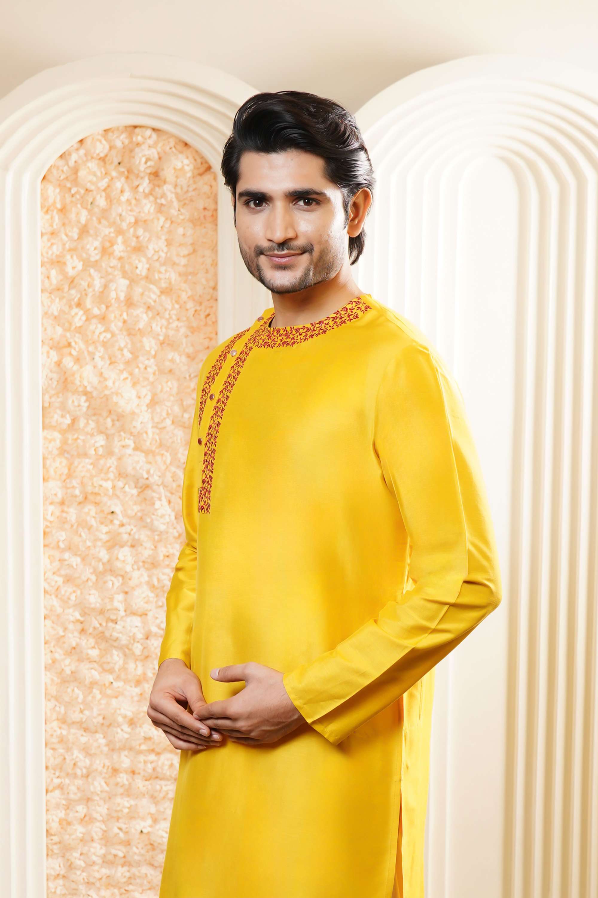 Embroidered-Blended-Fabric-Men-s-Festive-Wear-Kurta