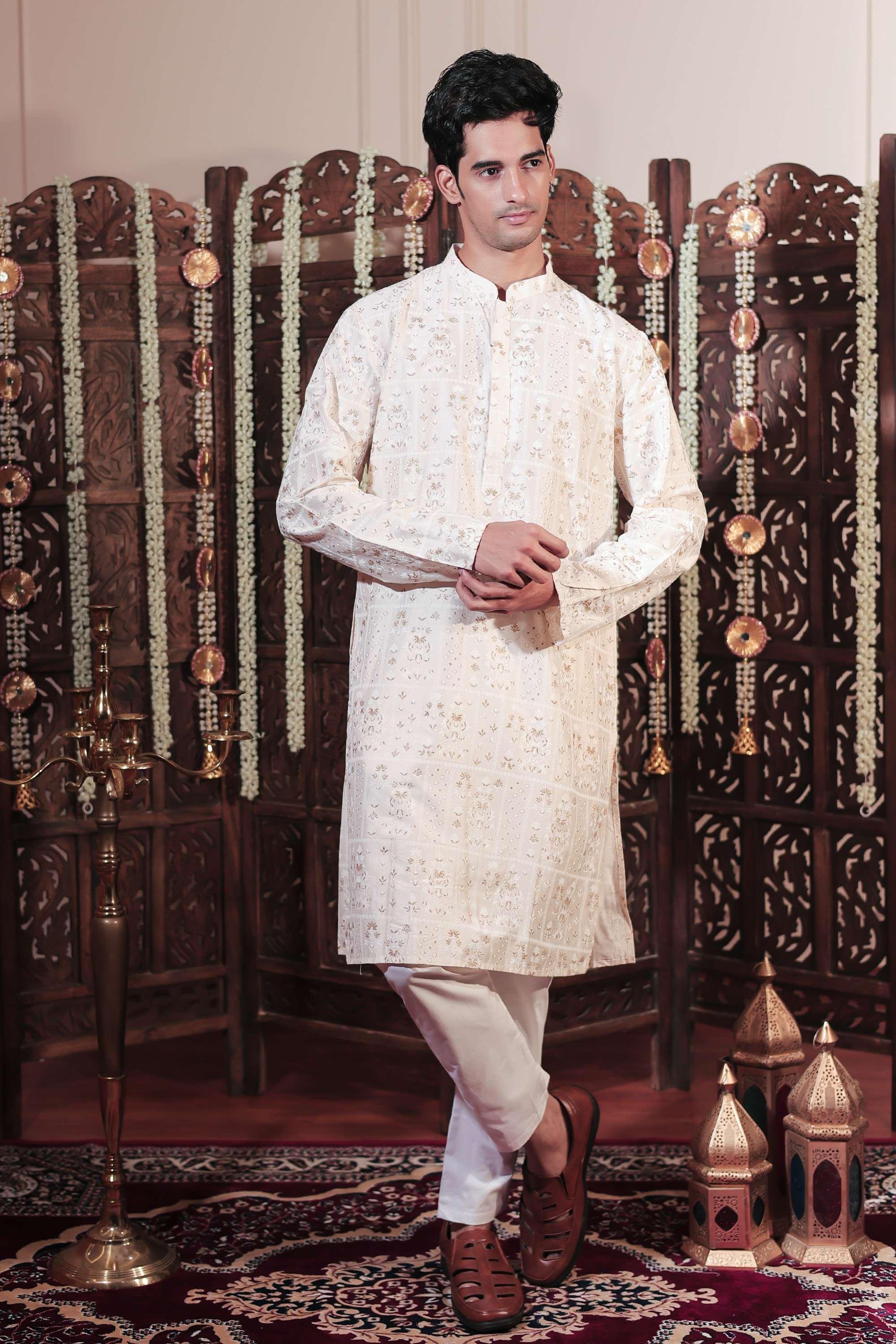 Embroidered-Viscose-Men-s-Festive-Wear-Kurta