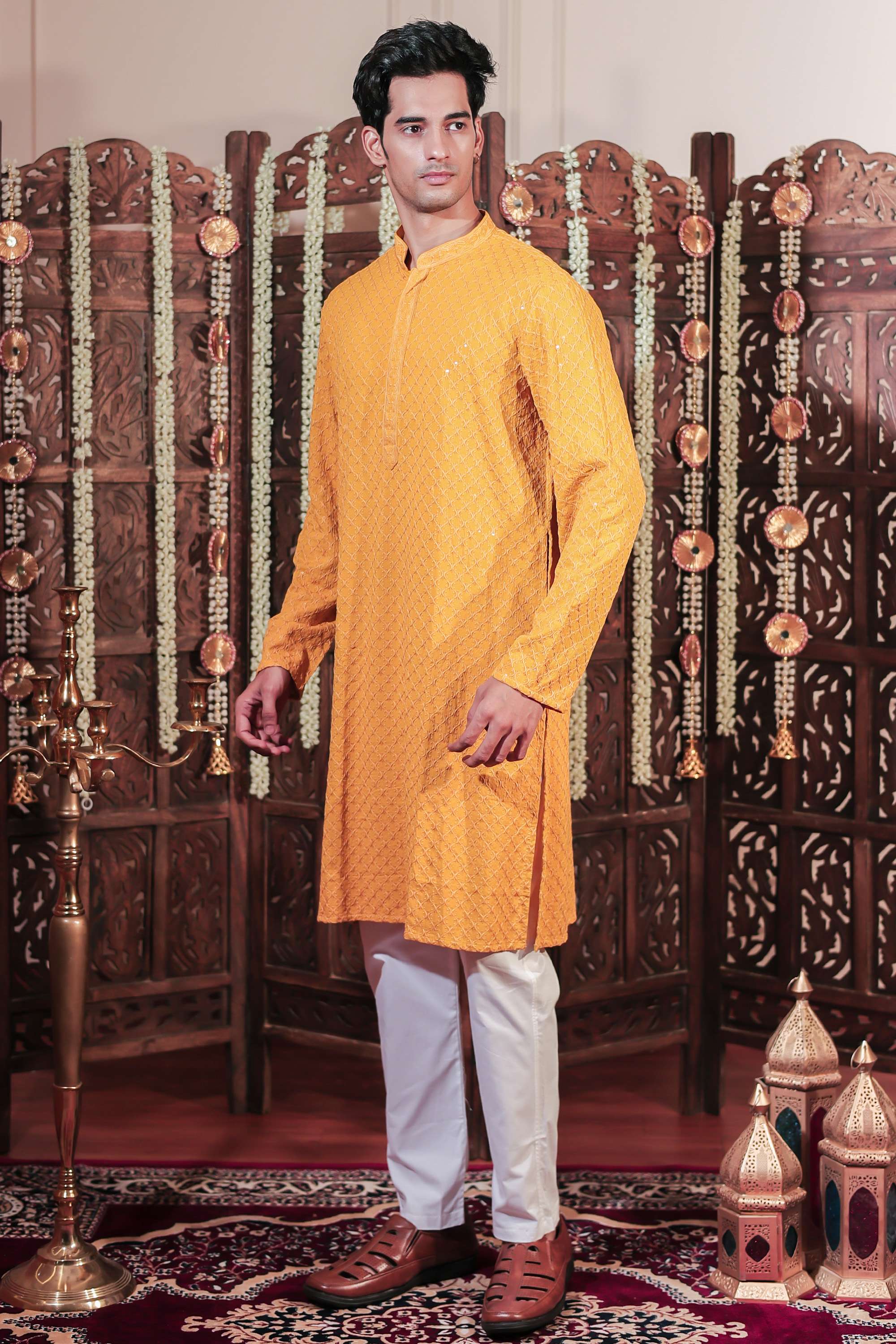 Embroidered-Rayon-Men-s-Festive-Wear-Kurta