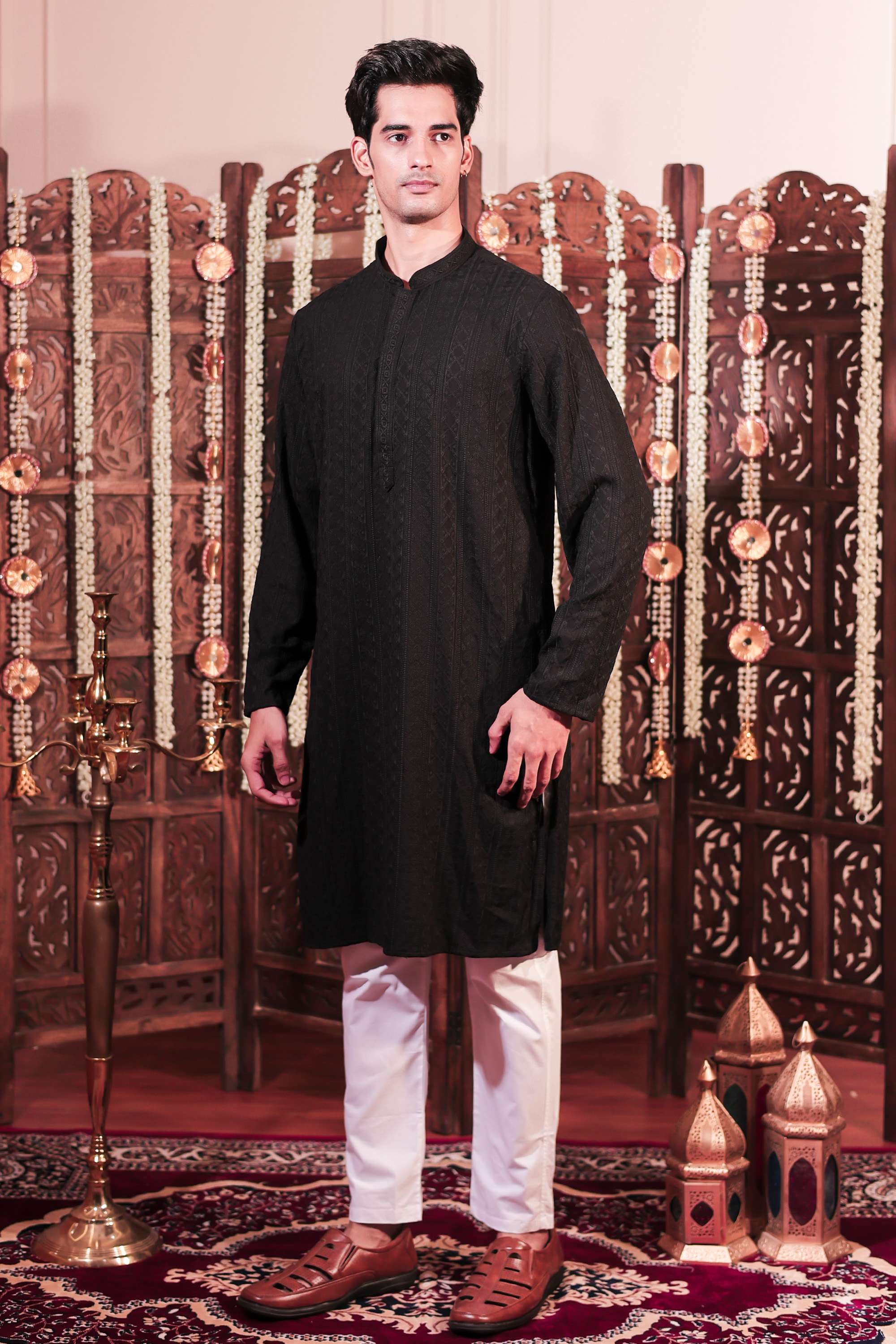Dobby-Rayon-Men-s-Festive-Wear-Kurta