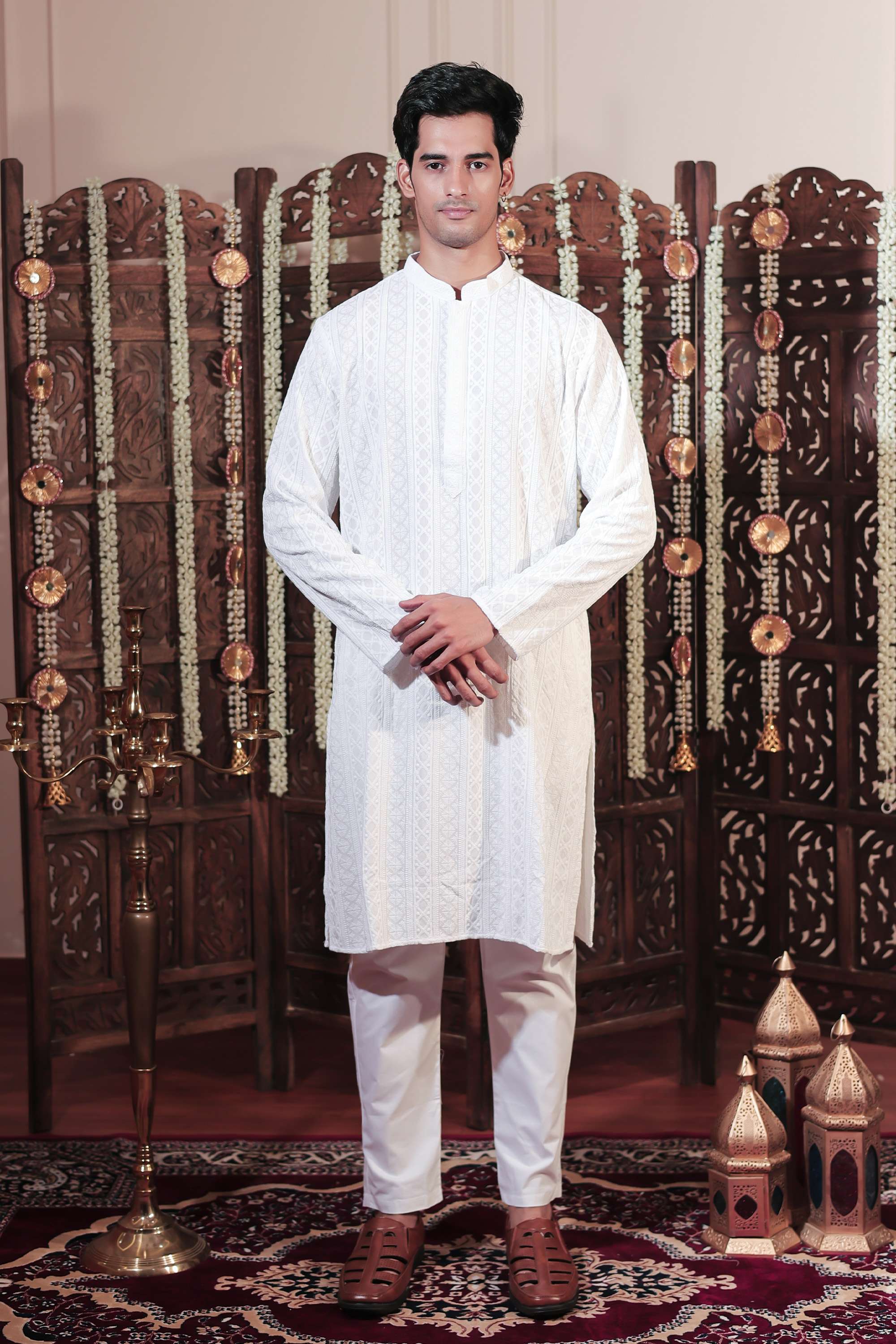 Embroidered-Rayon-Men-s-Festive-Wear-Kurta