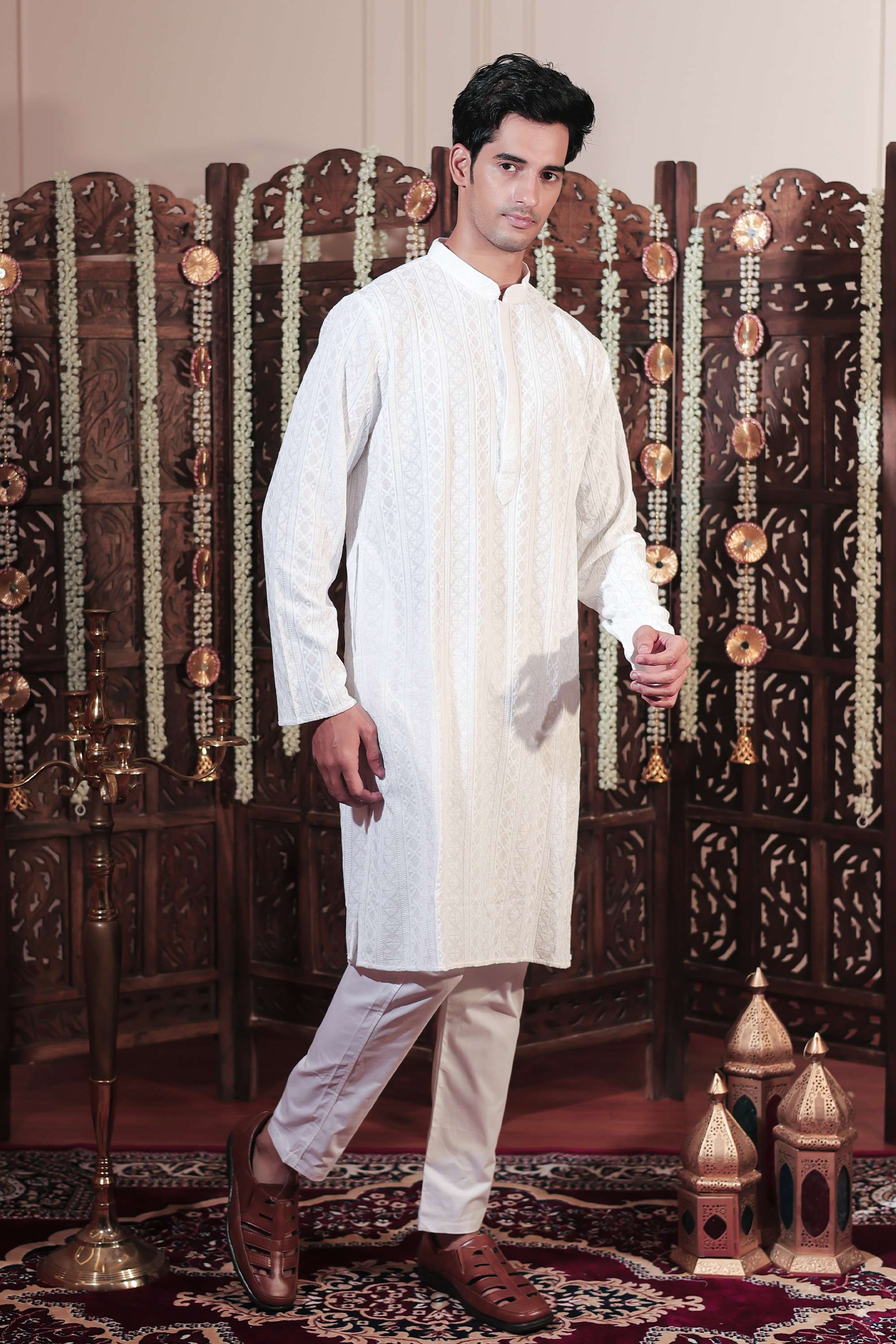 Embroidered-Rayon-Men-s-Festive-Wear-Kurta