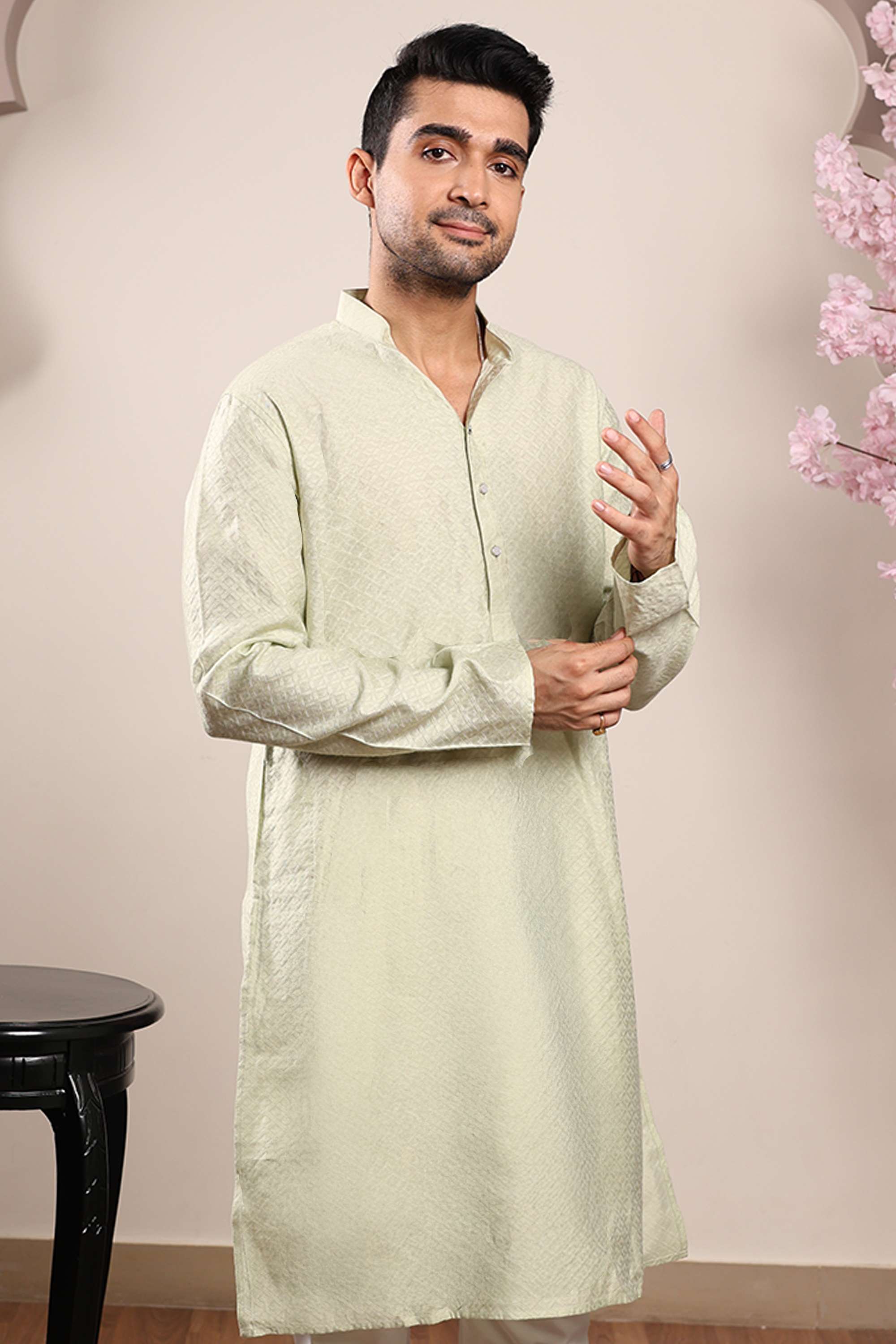 Dobby-Viscose-Men-s-Festive-Wear-Kurta