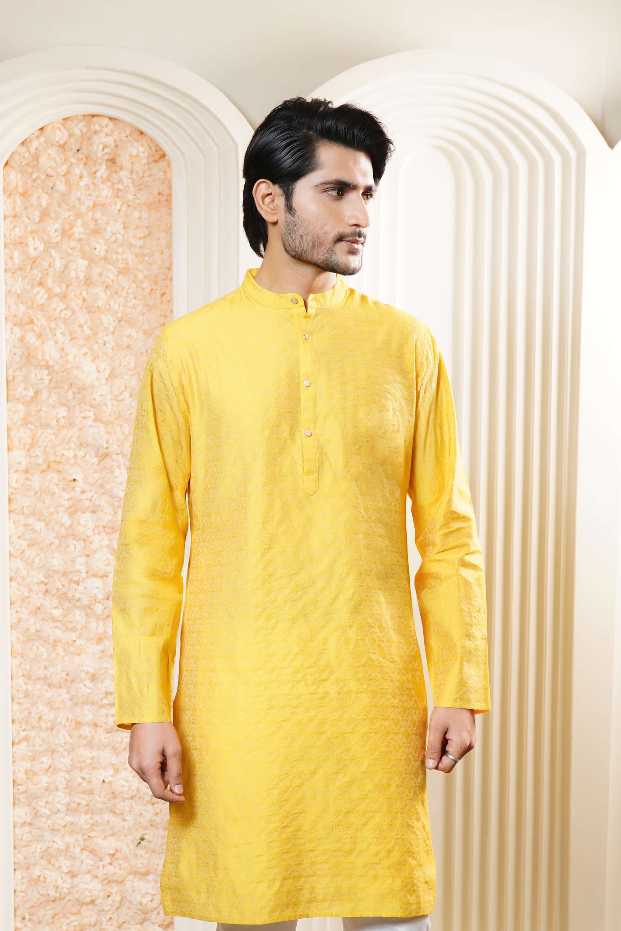 Dobby-Blended-Fabric-Men-s-Casual-Wear-Kurta