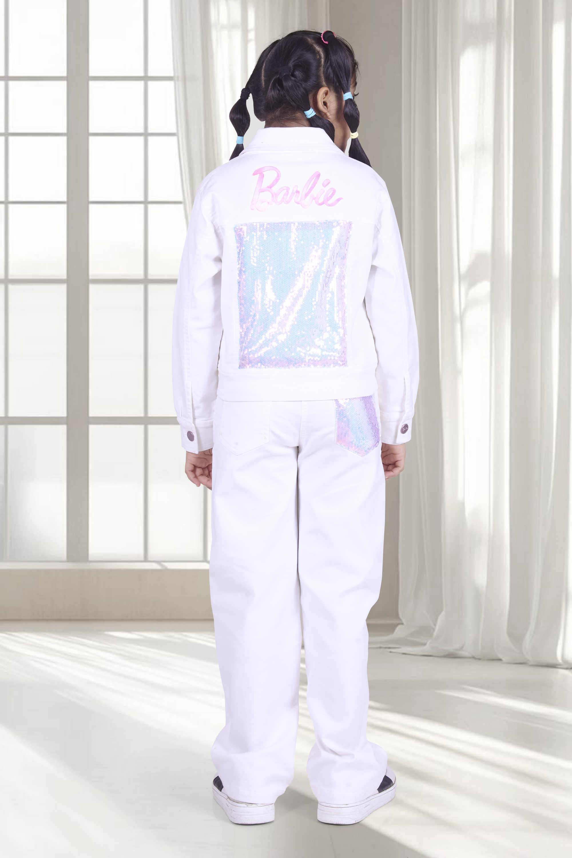 Solid-Blended-Fabric-Collared-Girls-s-Jacket