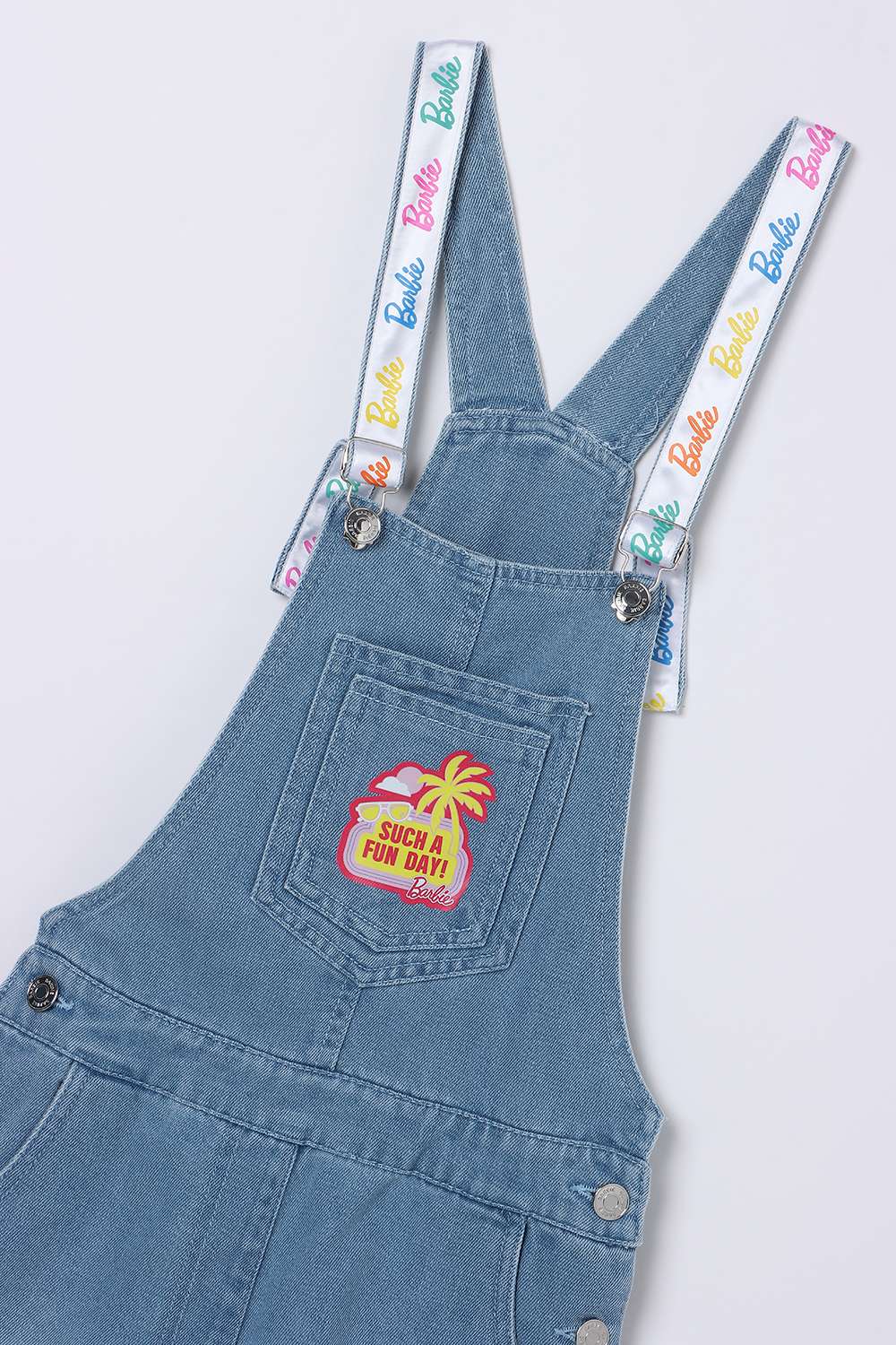 Solid-Blended-Fabric-Round-Neck-Girls-Casual-Wear-Jumpsuit