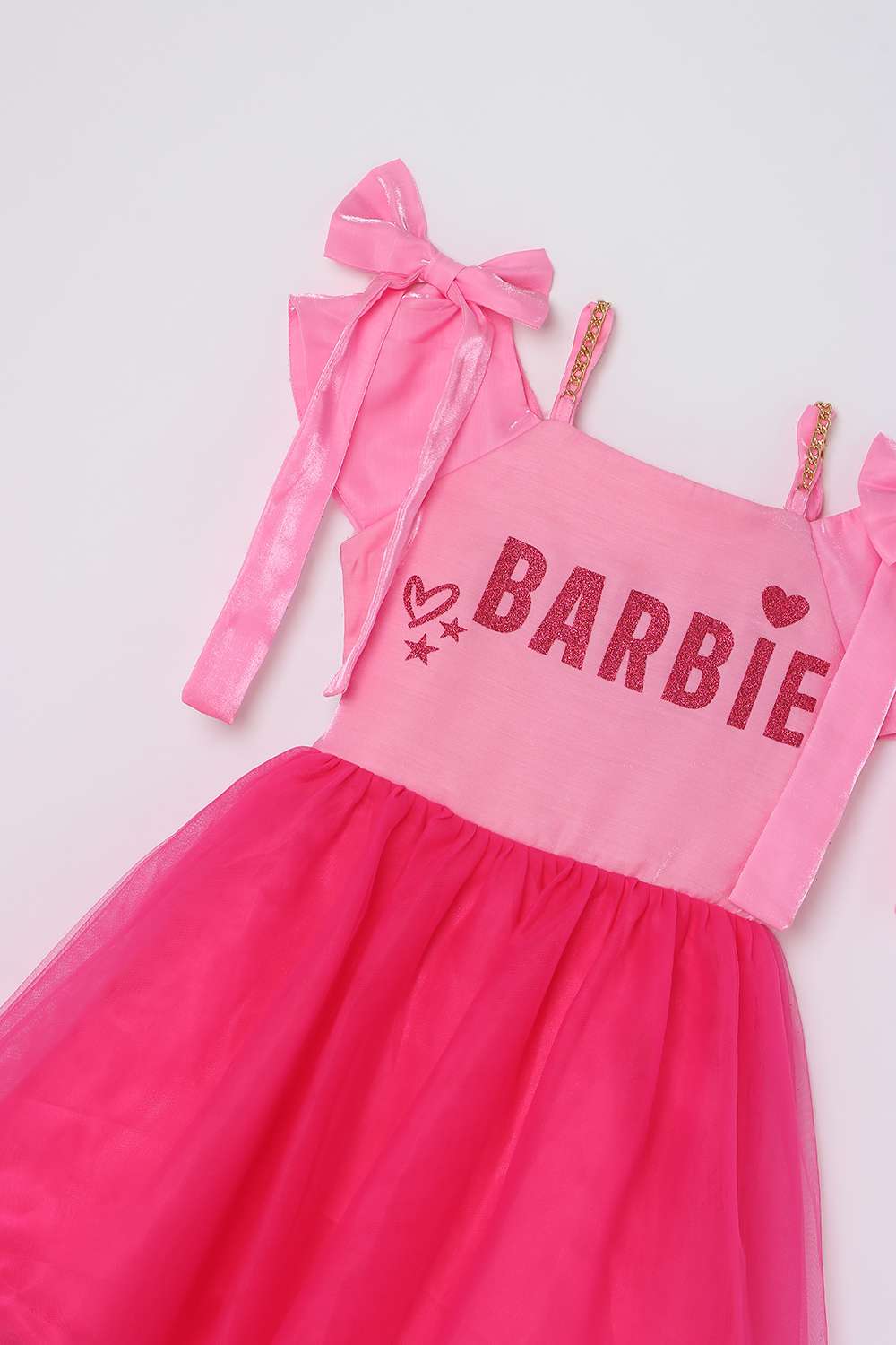 Solid-Blended-Fabric-Round-Neck-Girls-Casual-Wear-Dress