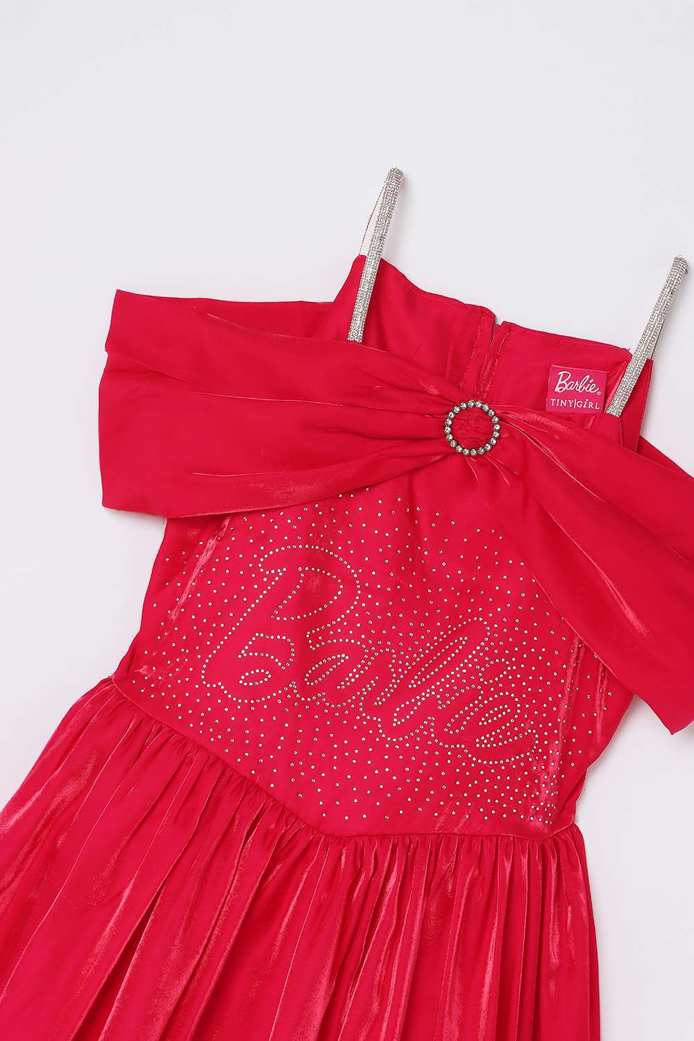 Solid-Polyester-Regular-Fit-Girl-s-Gown