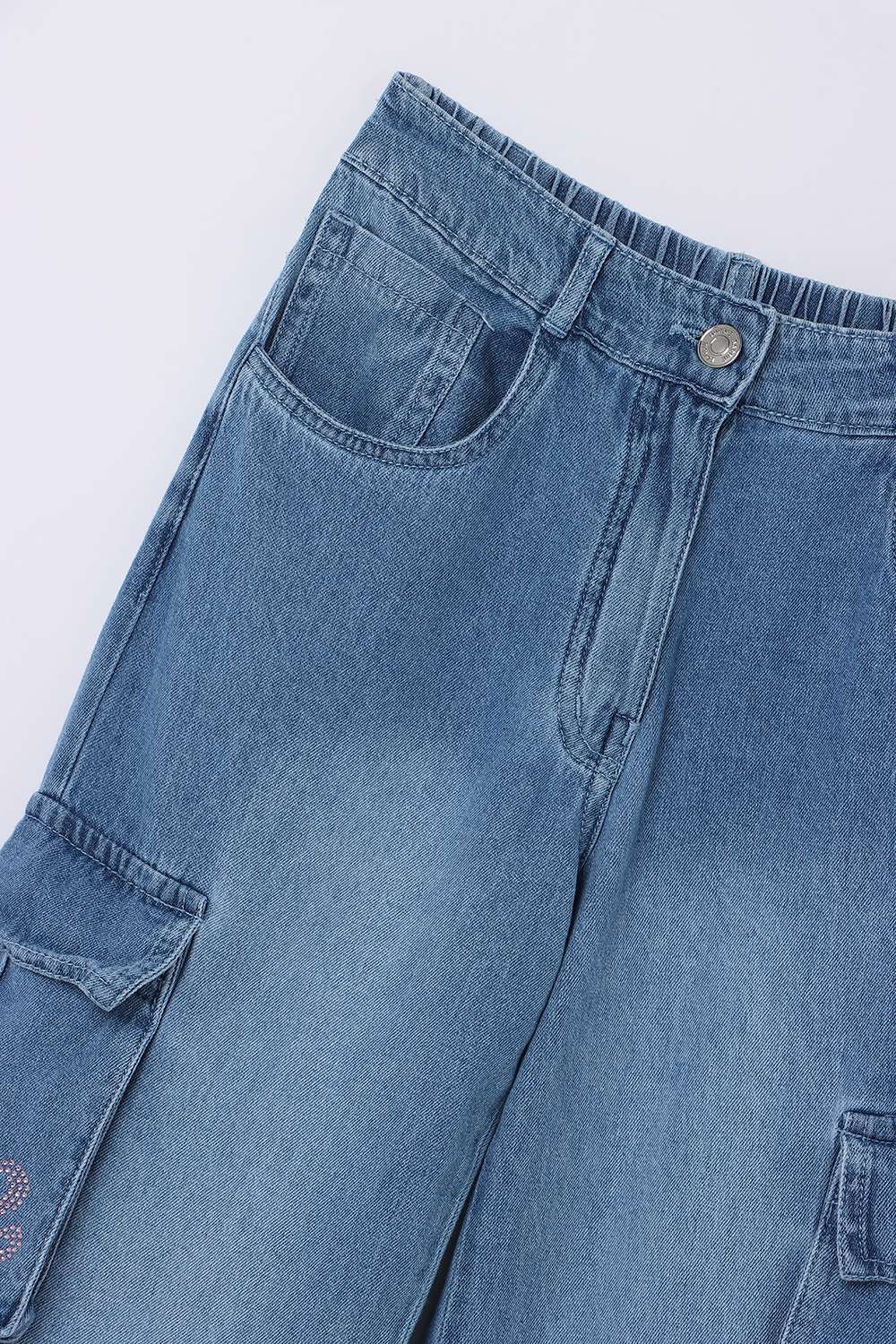 Blended-Fabric-Regular-Fit-Girls-Trousers