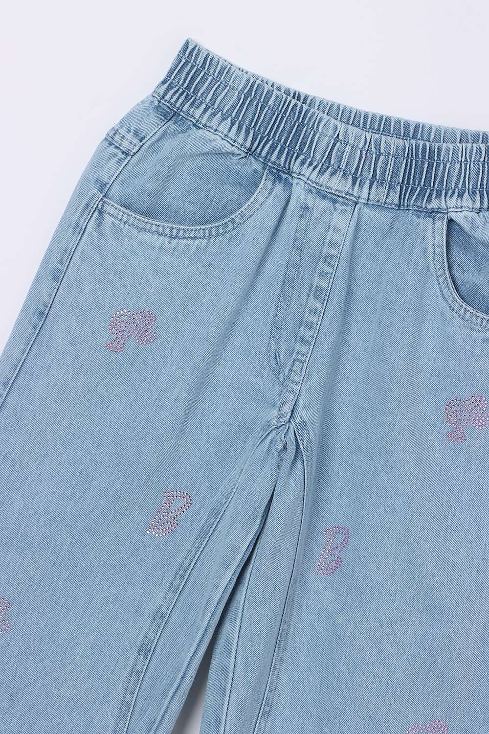 Blended-Fabric-Regular-Fit-Girls-Trousers