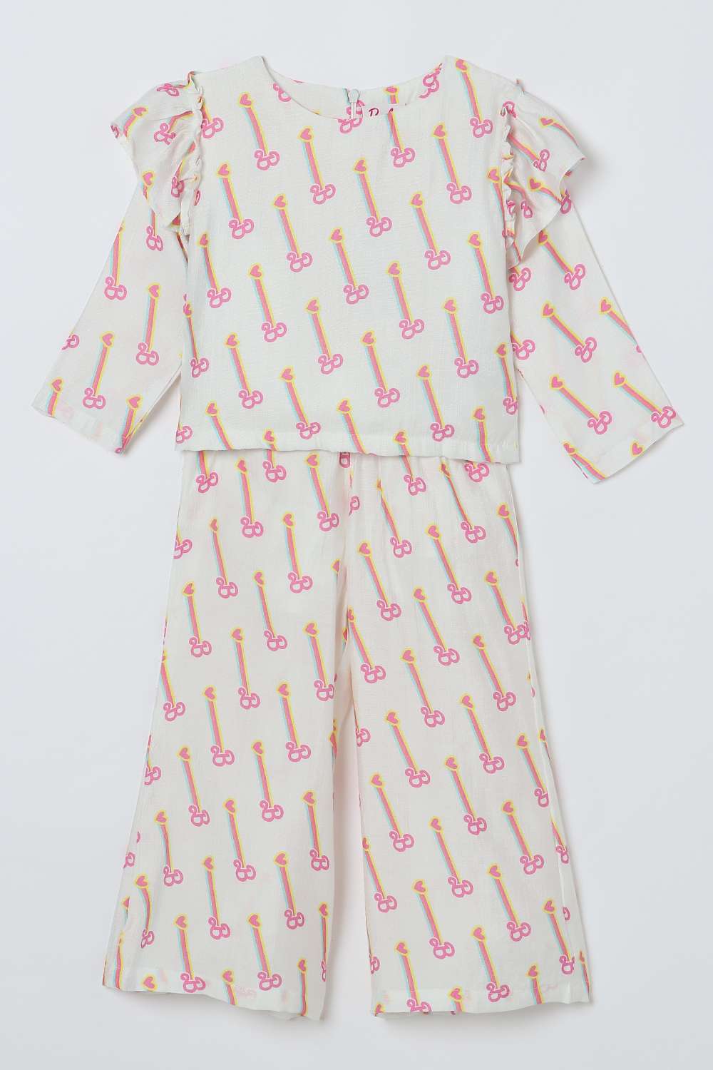 Solid-Blended-Fabric-Girls-Clothing-Set