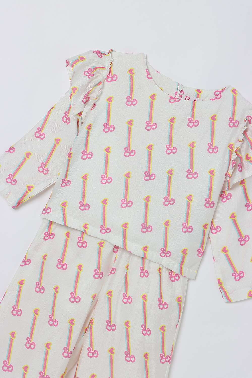 Solid-Blended-Fabric-Girls-Clothing-Set