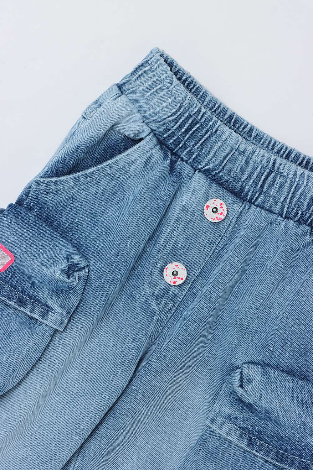 Solid-Blended-Fabric-Regular-Fit-Girls-Jeans