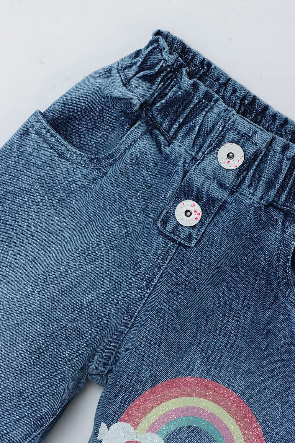 Solid-Blended-Fabric-Regular-Fit-Girls-Jeans