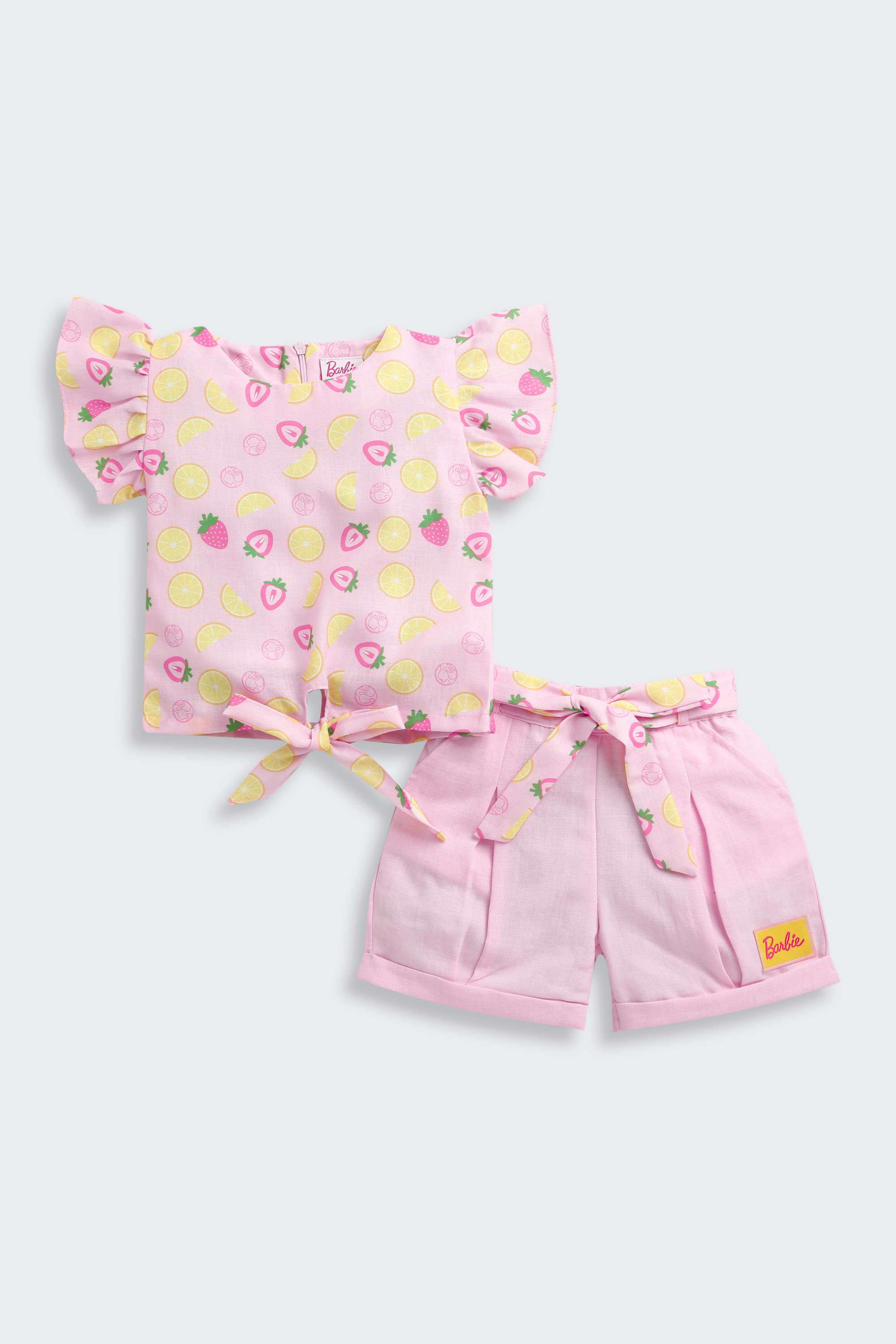 Printed-Cotton-Mid-Thigh-Girls-Clothing-Set