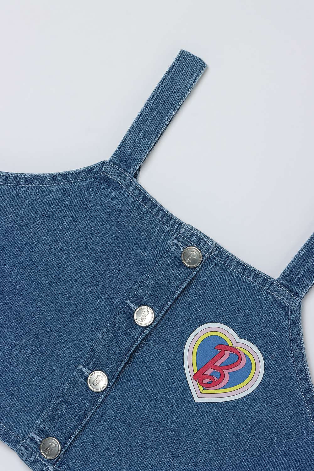 Solid-Blended-Fabric-Round-Neck-Girls-Top