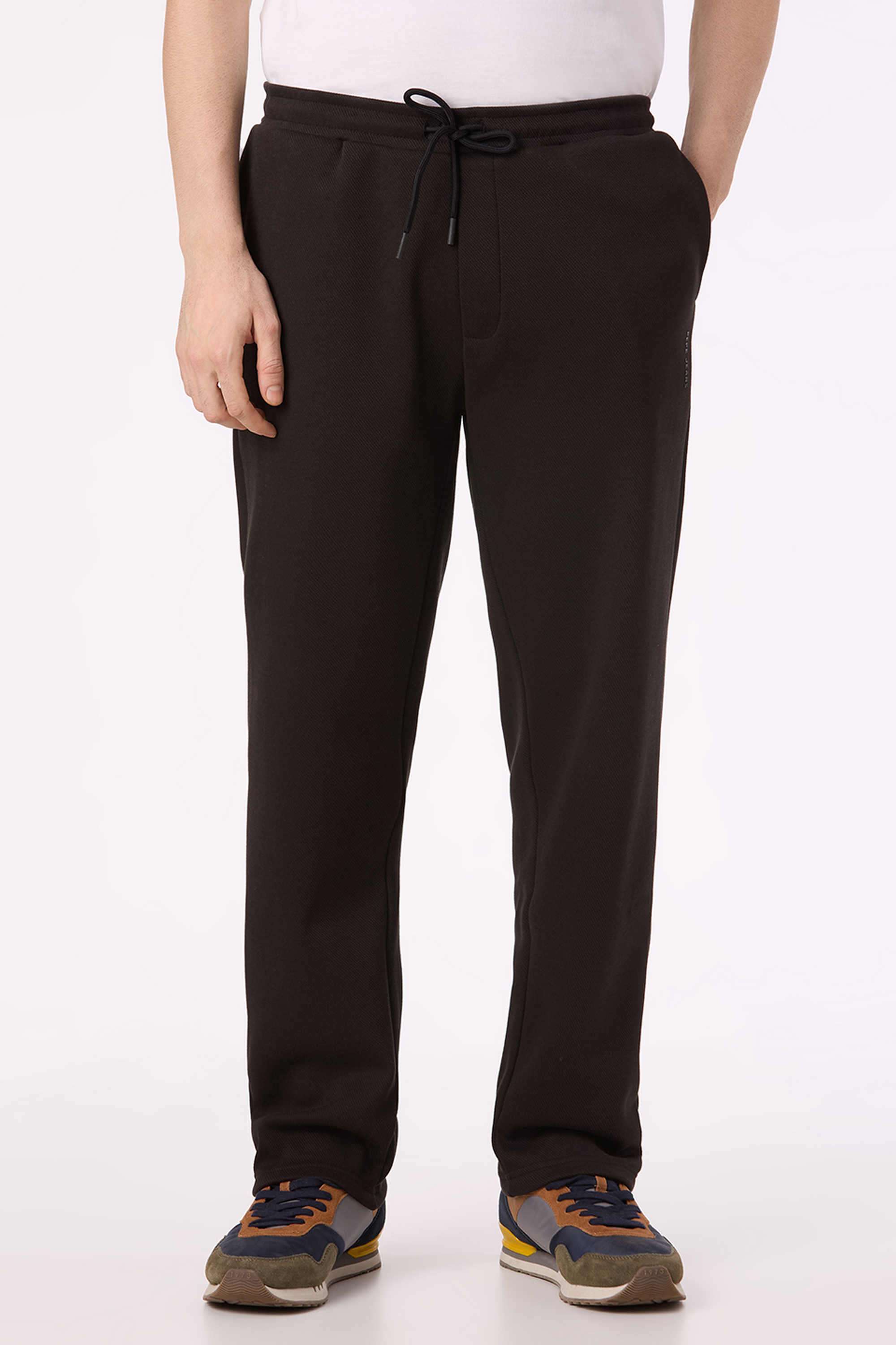 Solid-Poly-Cotton-Regular-Fit-Men-Pants