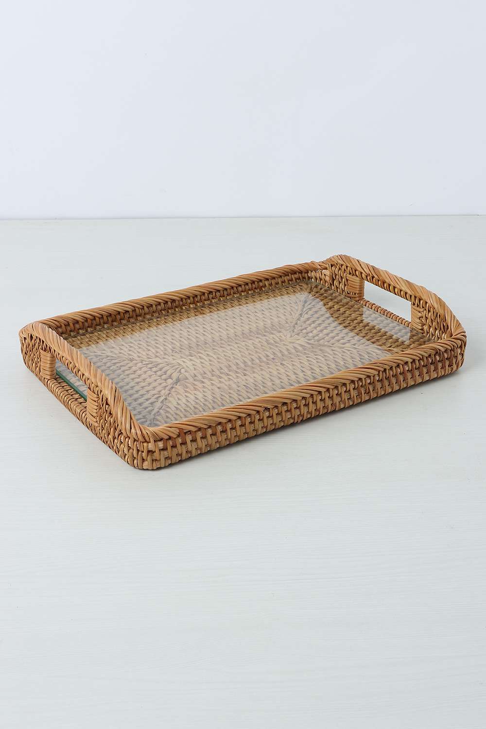 Rattan-Rib-Tray-With-Glas-35X25-Cm