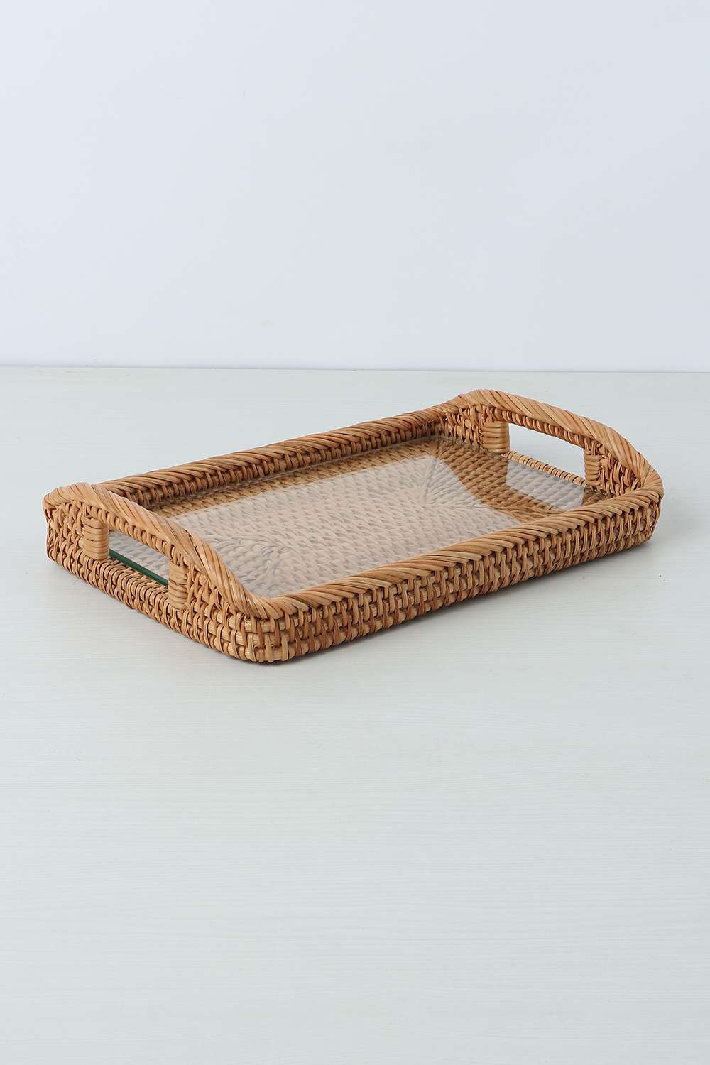 Rattan-Rib-Tray-With-Glas-31X21-Cm