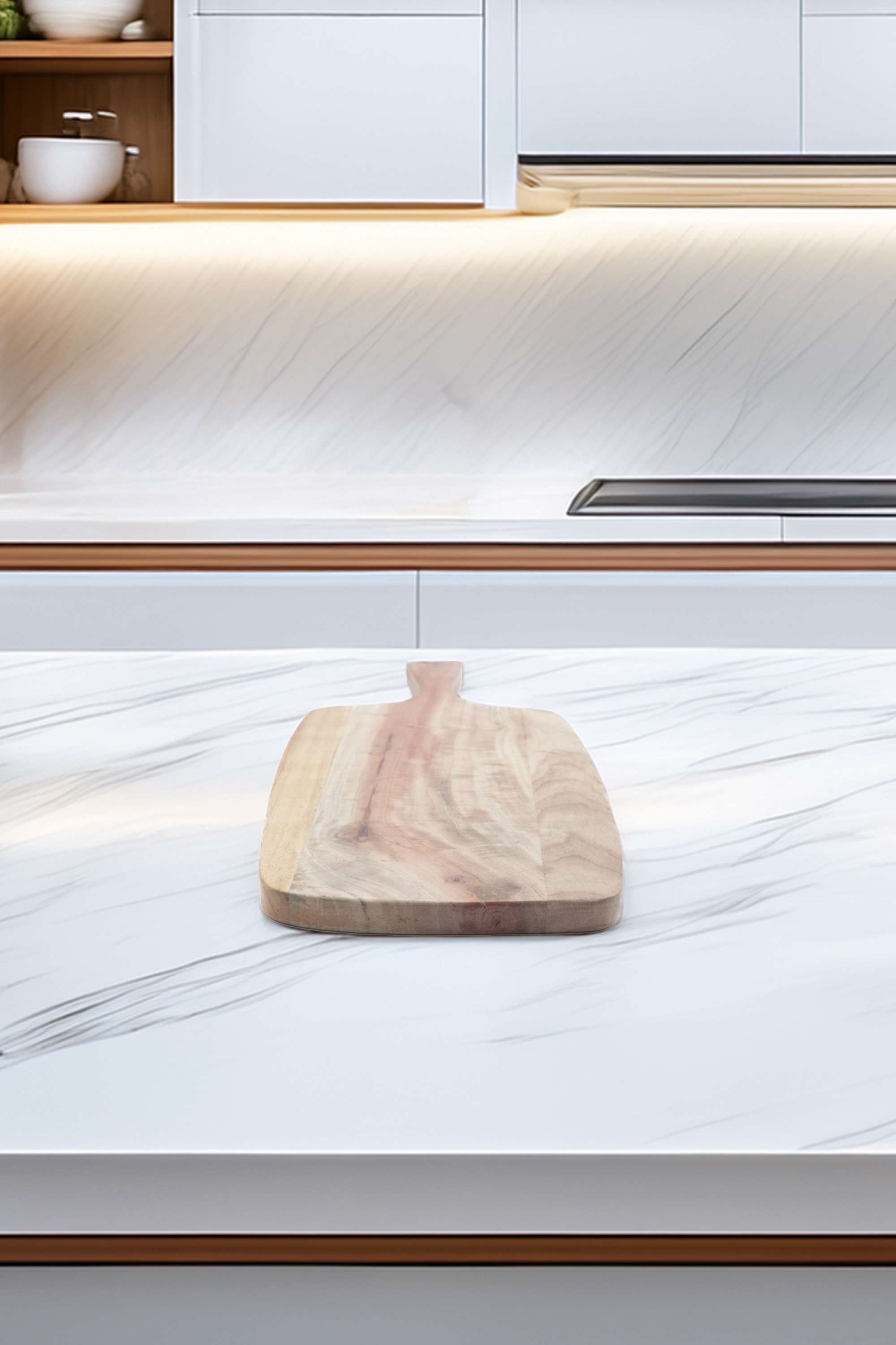 Neem-Wood-Art-Platter-17X7