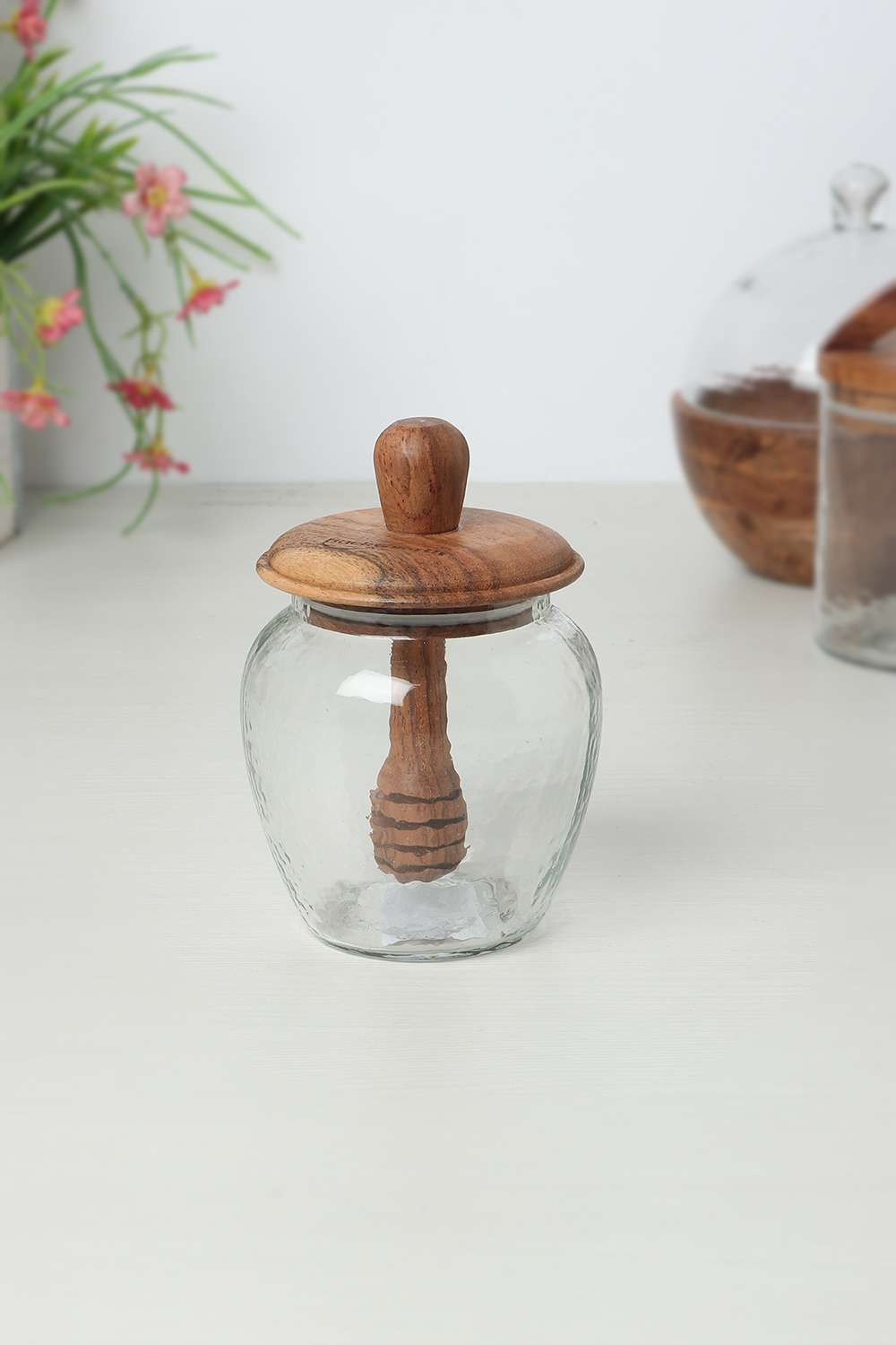 Glas-Honey-Conatiner-630Ml