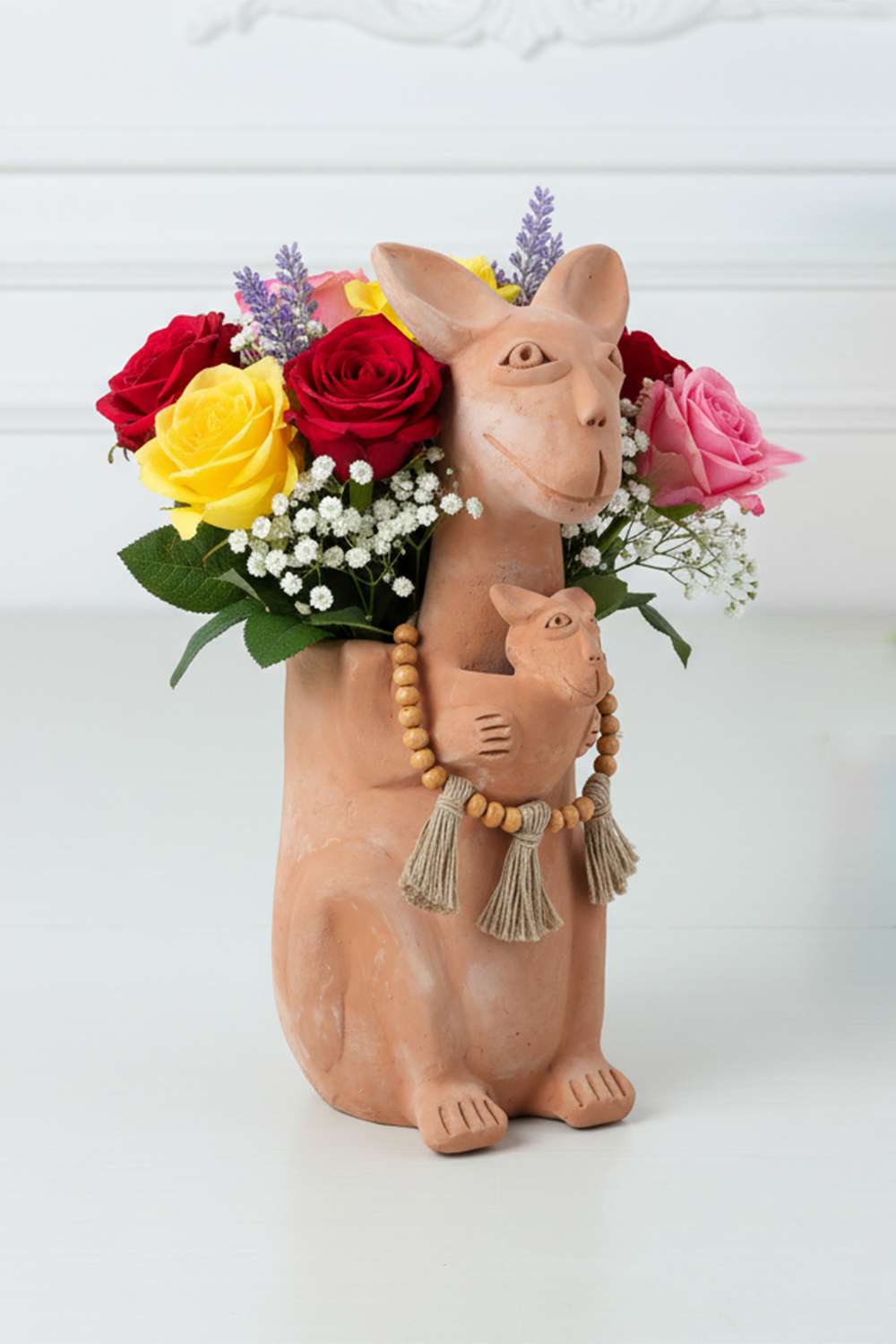 Kangaroo-&-Baby-Planter-35-cm