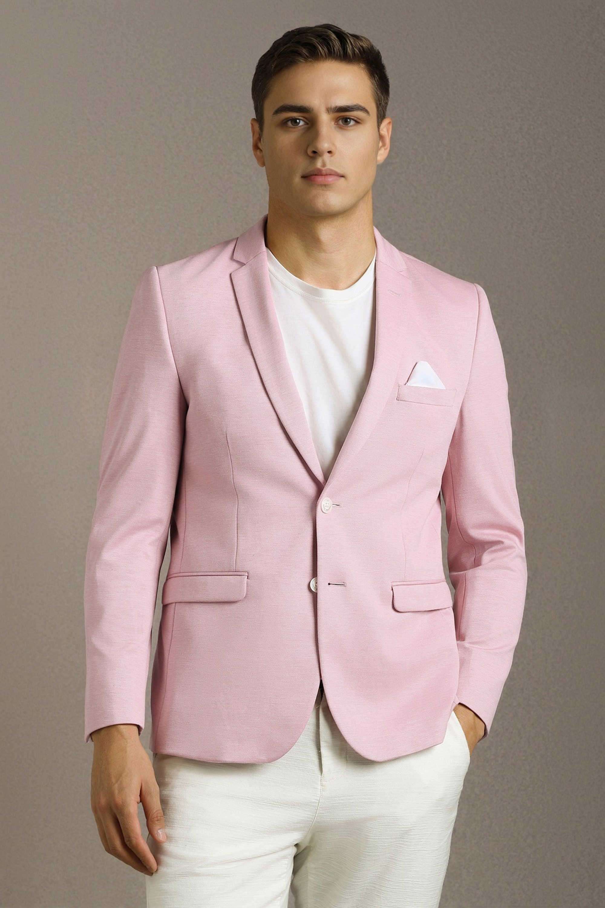 Textured-Nylon-Super-Slim-Fit-Men-s-Formal-Blazer