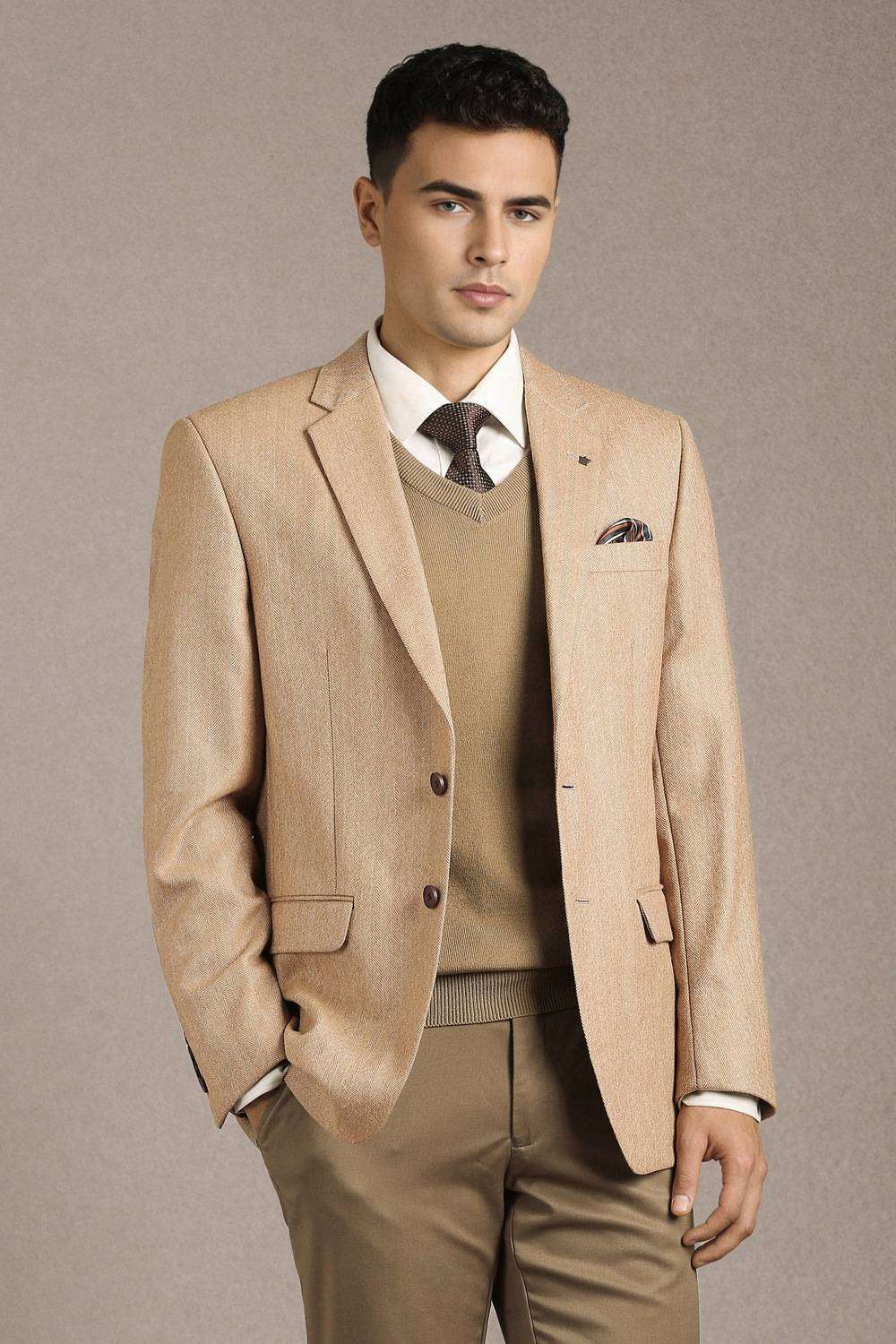 Textured-Wool-Regular-Fit-Men-s-Blazer