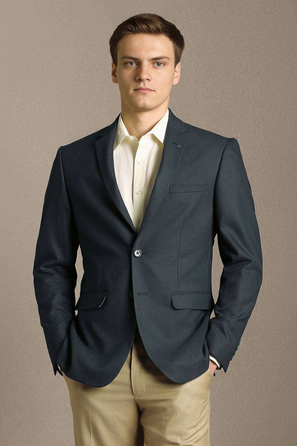 Textured-Polyester-Viscose-Slim-Fit-Men-s-Blazer