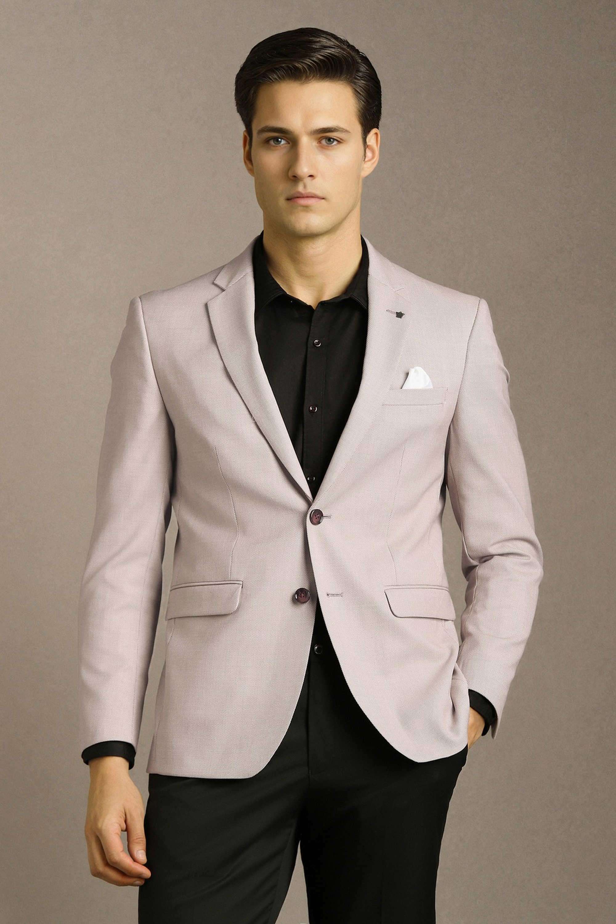 Textured-Polyester-Viscose-Slim-Fit-Men-s-Formal-Blazer