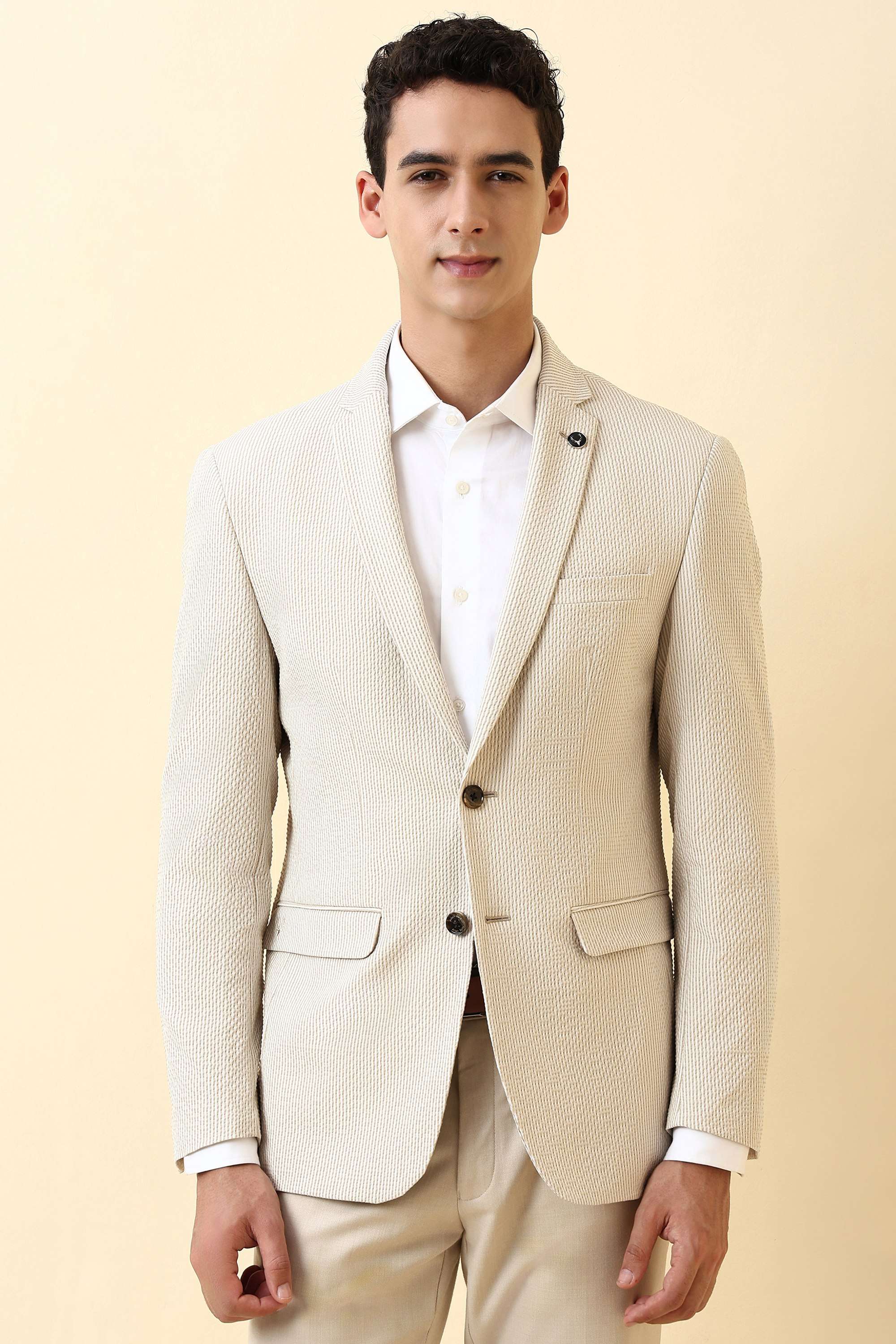 Stripes-Polyester-Blend-Slim-Fit-Men-s-Blazer