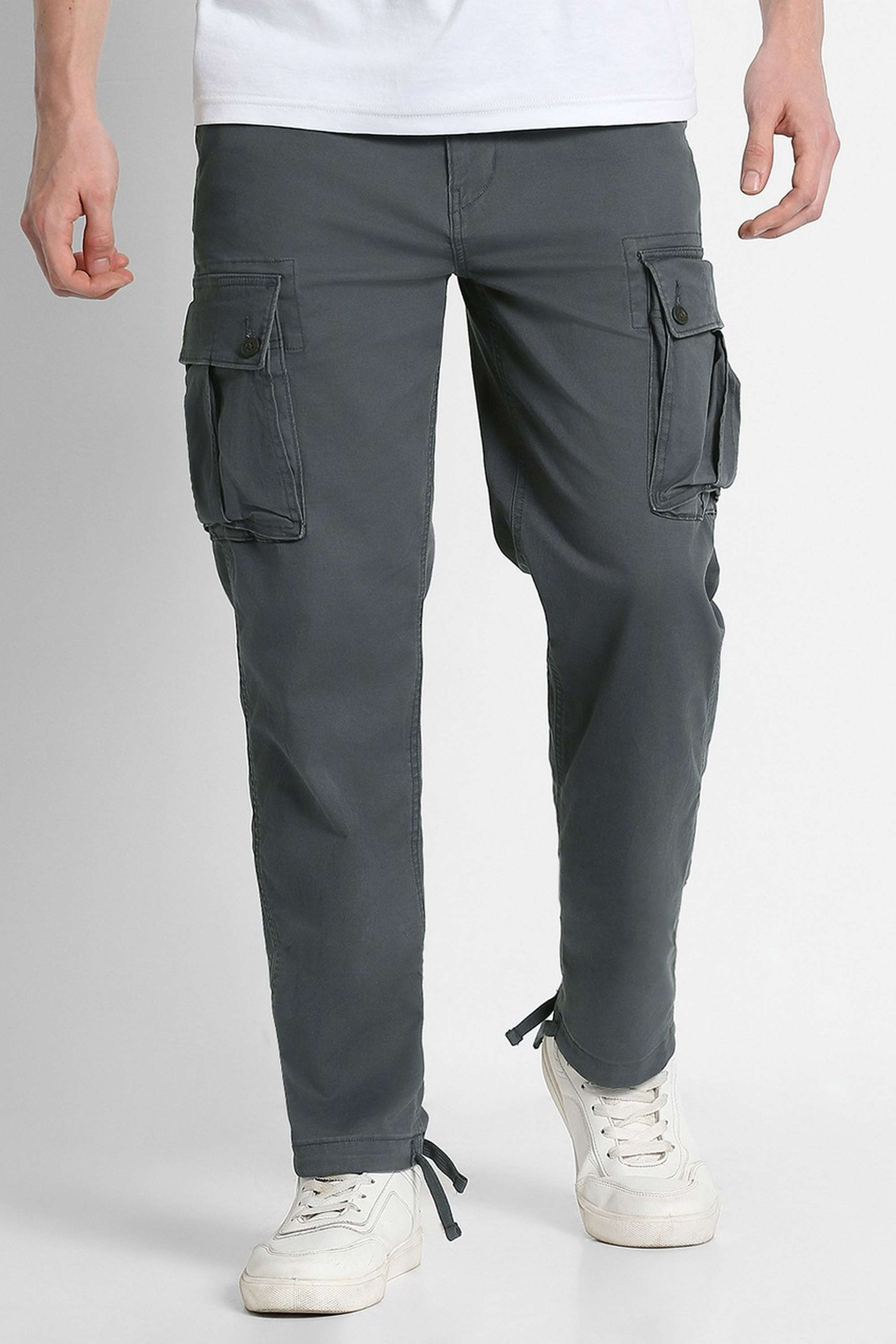 Solid-Cotton-Stretch-Regular-Fit-Men-s-Casual-Wear-Trousers