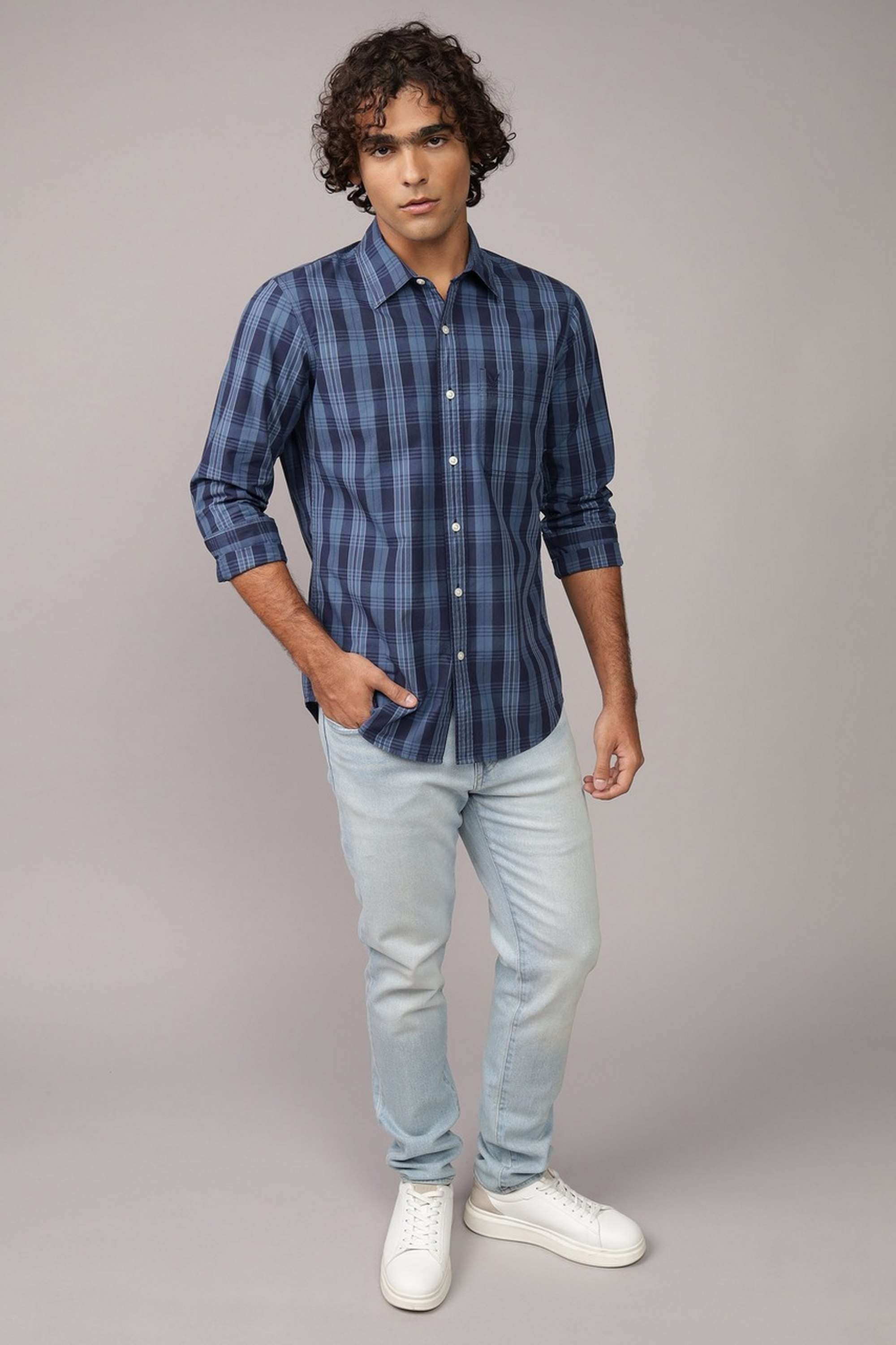 Solid-Cotton-Slim-Fit-Men-s-Casual-Wear-Shirt
