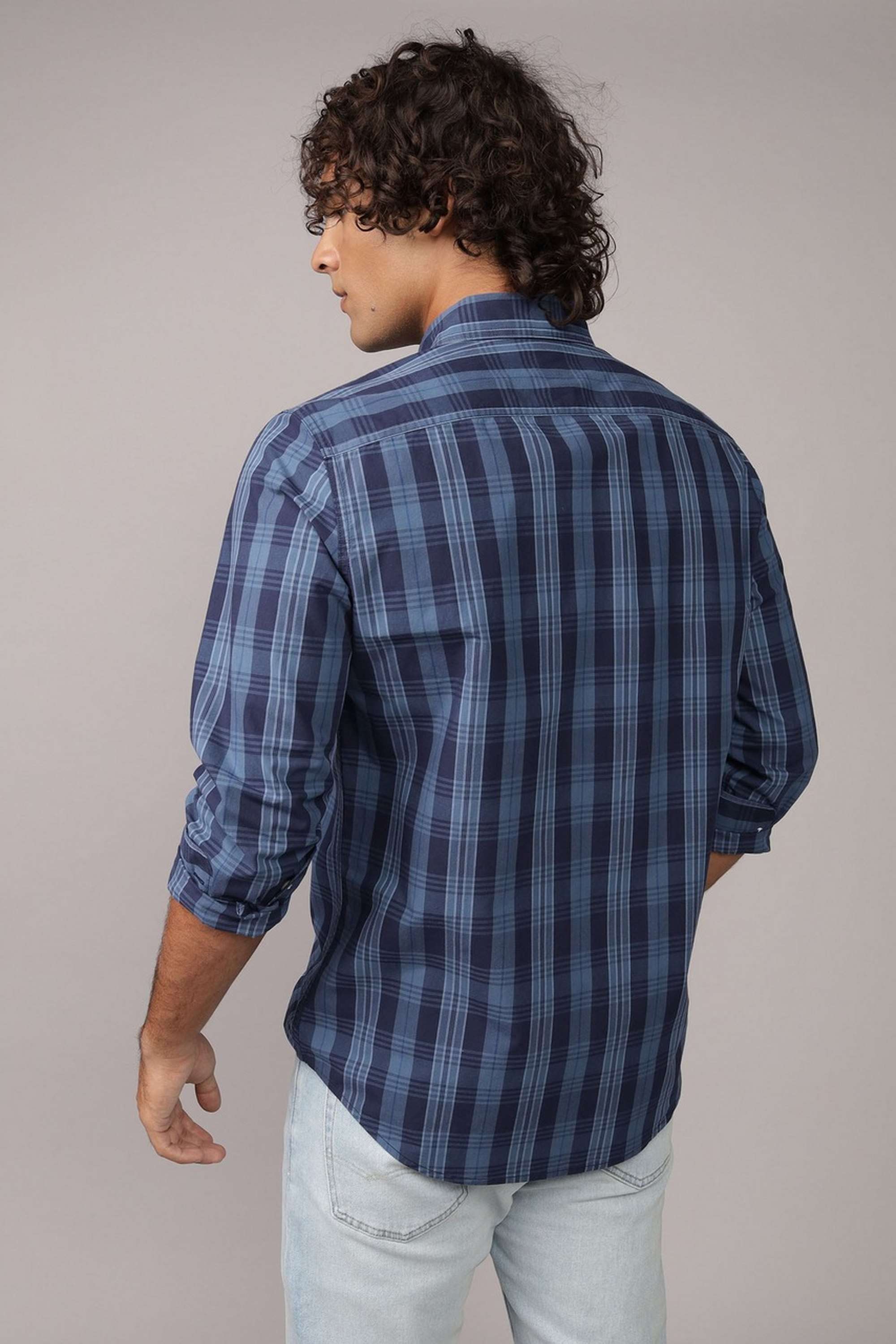 Solid-Cotton-Slim-Fit-Men-s-Casual-Wear-Shirt