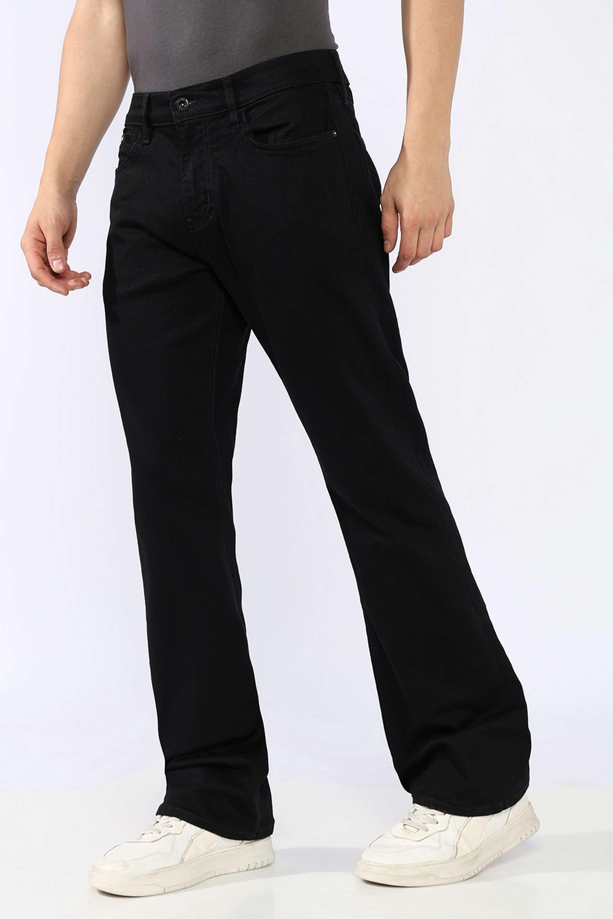 Cotton-Blend-Bootcut-Fit-Men-Jeans