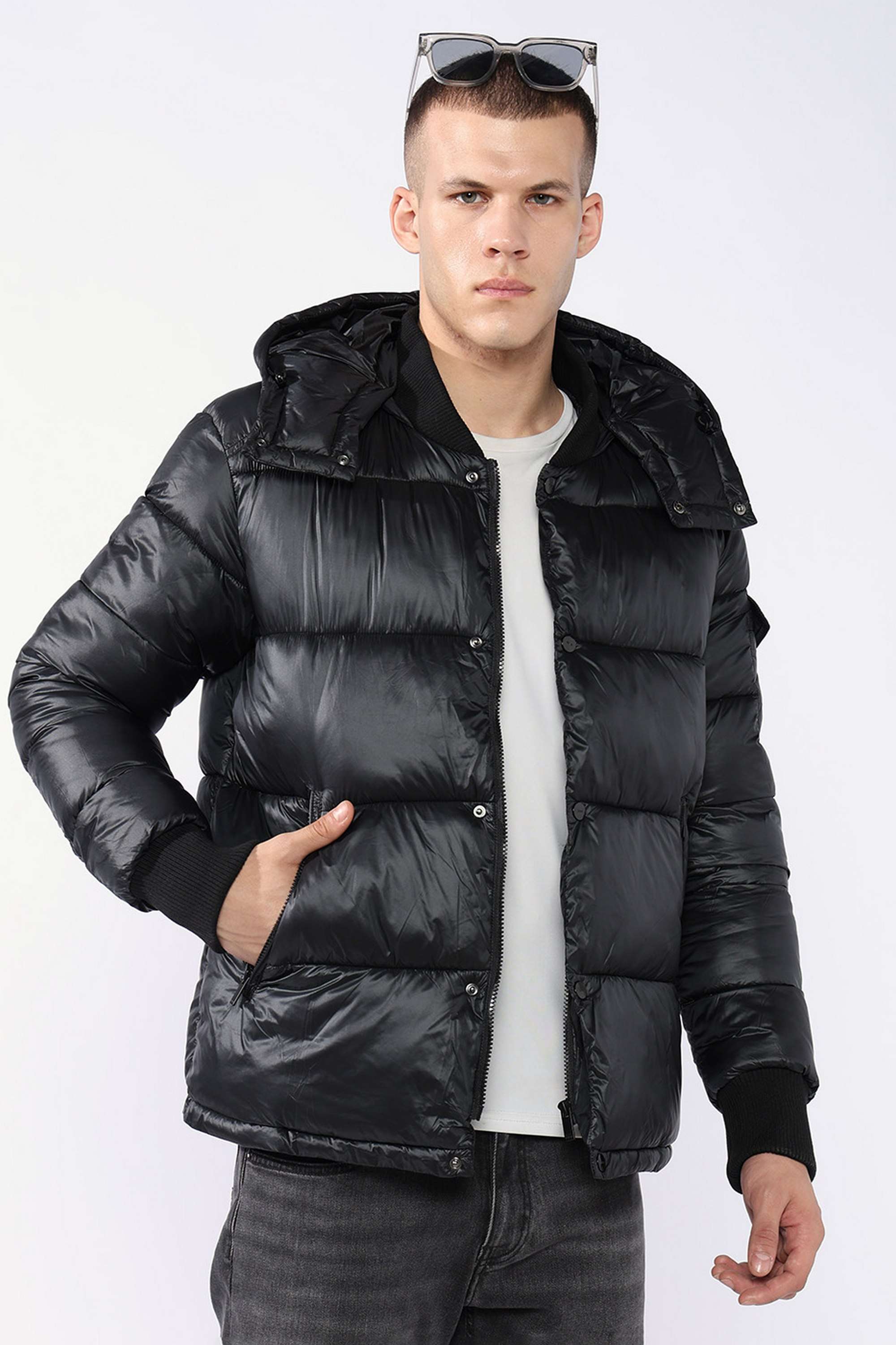 Printed-Nylon-Regular-Fit-Men-s-Jacket