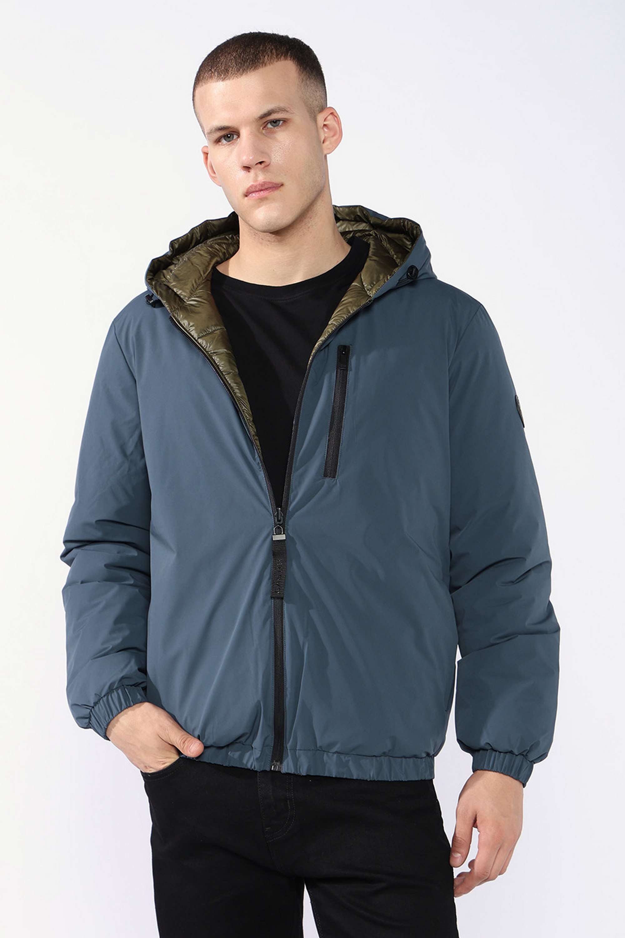 Printed-Blended-Fabric-Regular-Fit-Men-s-Jacket