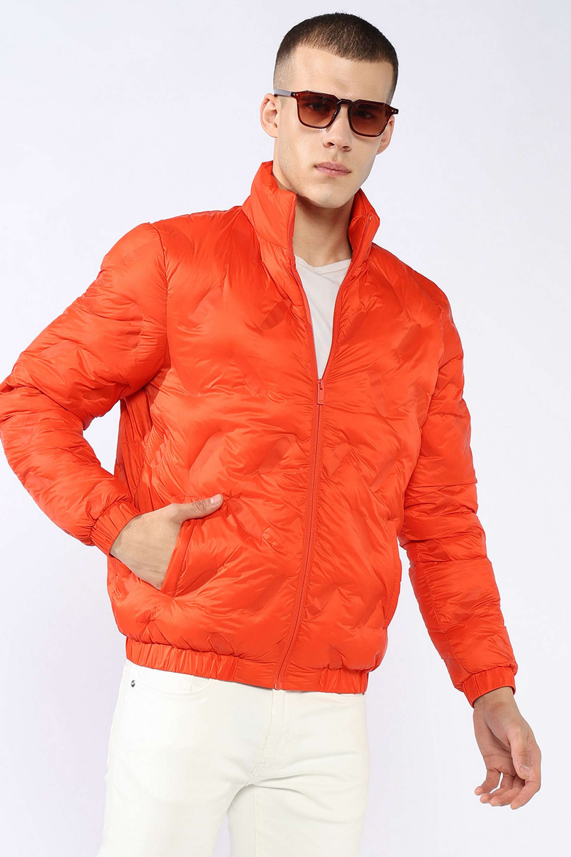 Printed-Polyester-Regular-Fit-Men-s-Jacket