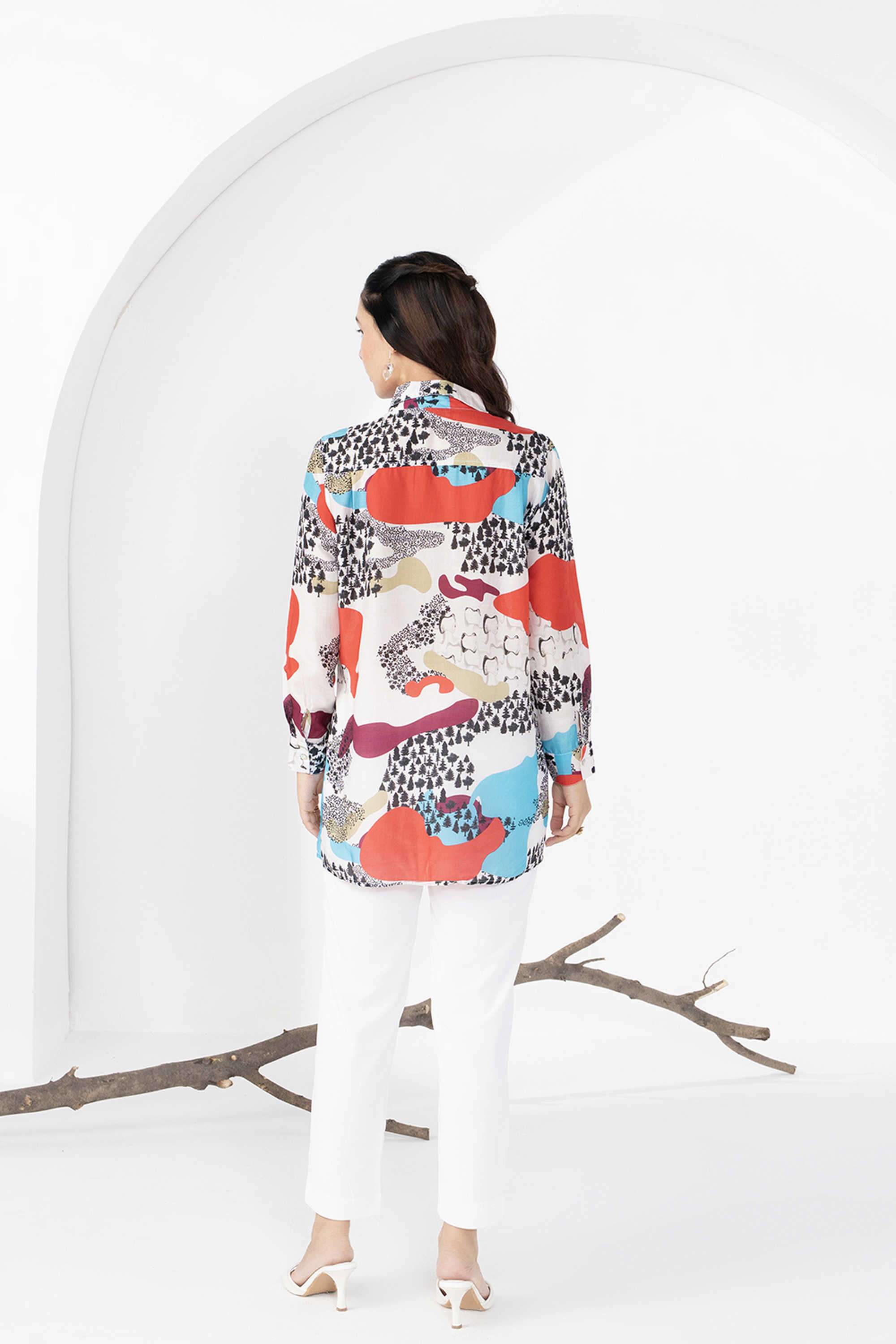 Printed-Collared-Polyester-Women-s-Regular-Wear-Shirt