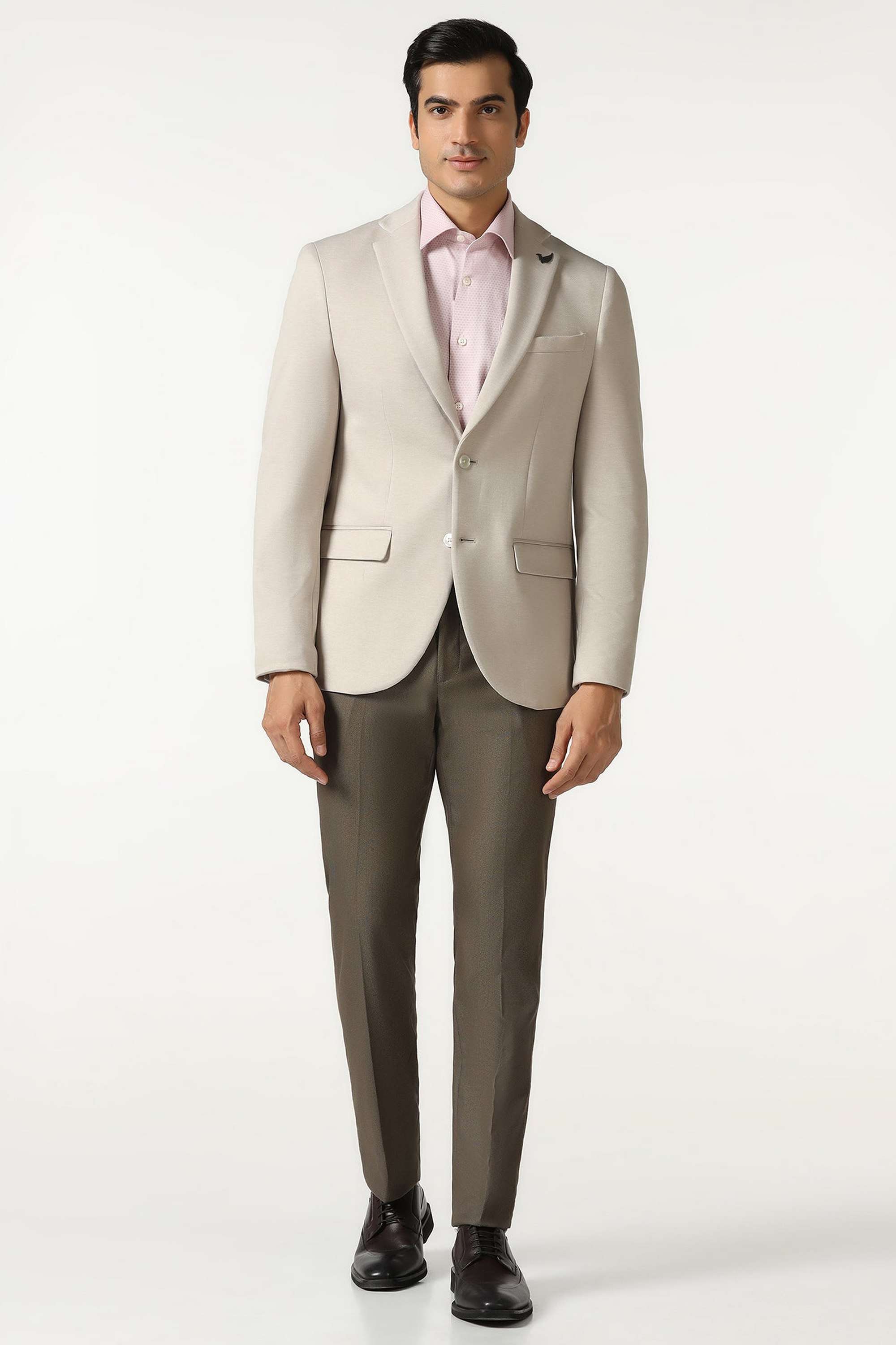 Solid-Blended-Fabric-Slim-Fit-Men-s-Jacket