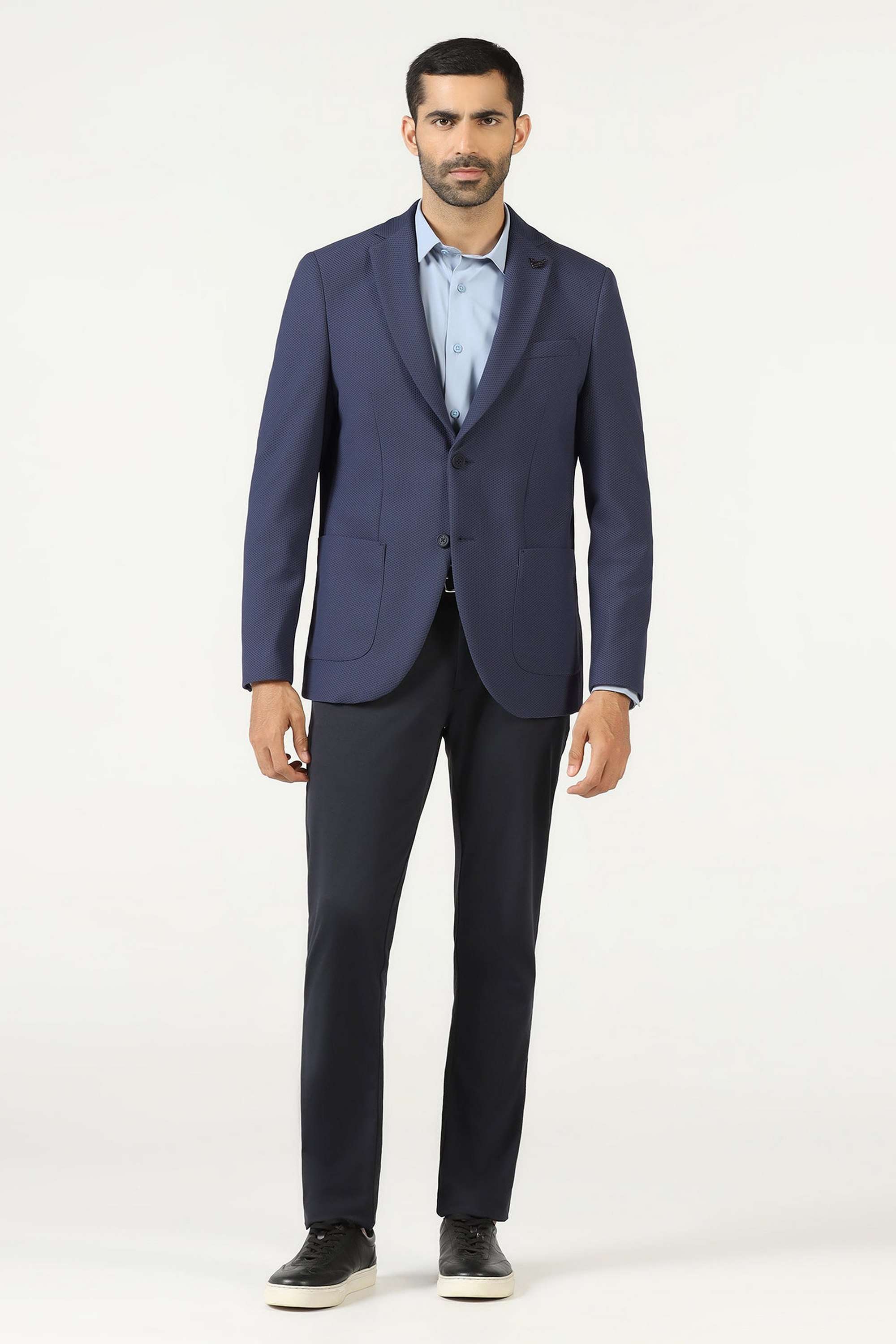 Solid-Blended-Fabric-Slim-Fit-Men-s-Jacket