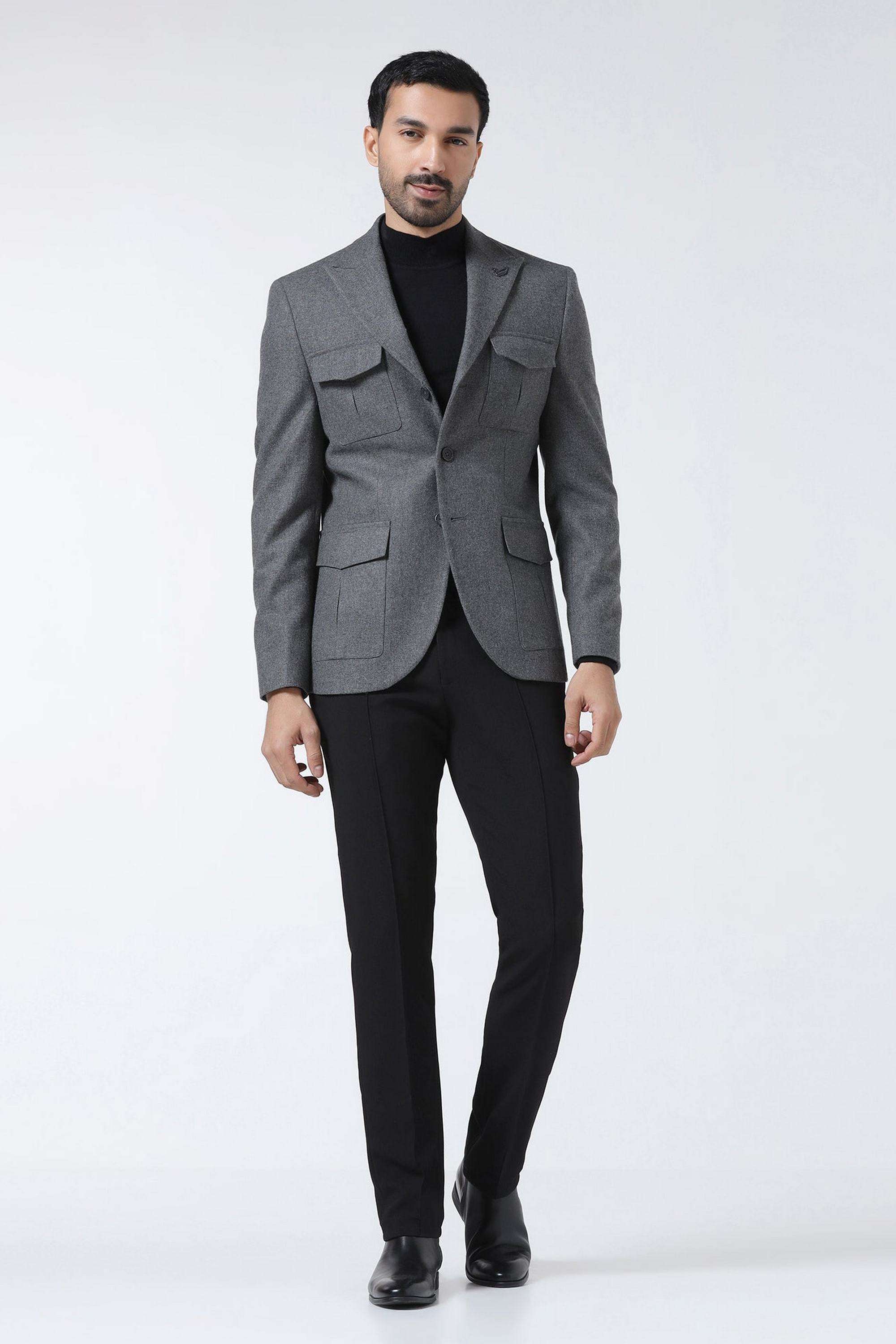 Solid-Cotton-Blend-Super-Slim-Fit-Men-s-Casual-Wear-Trousers