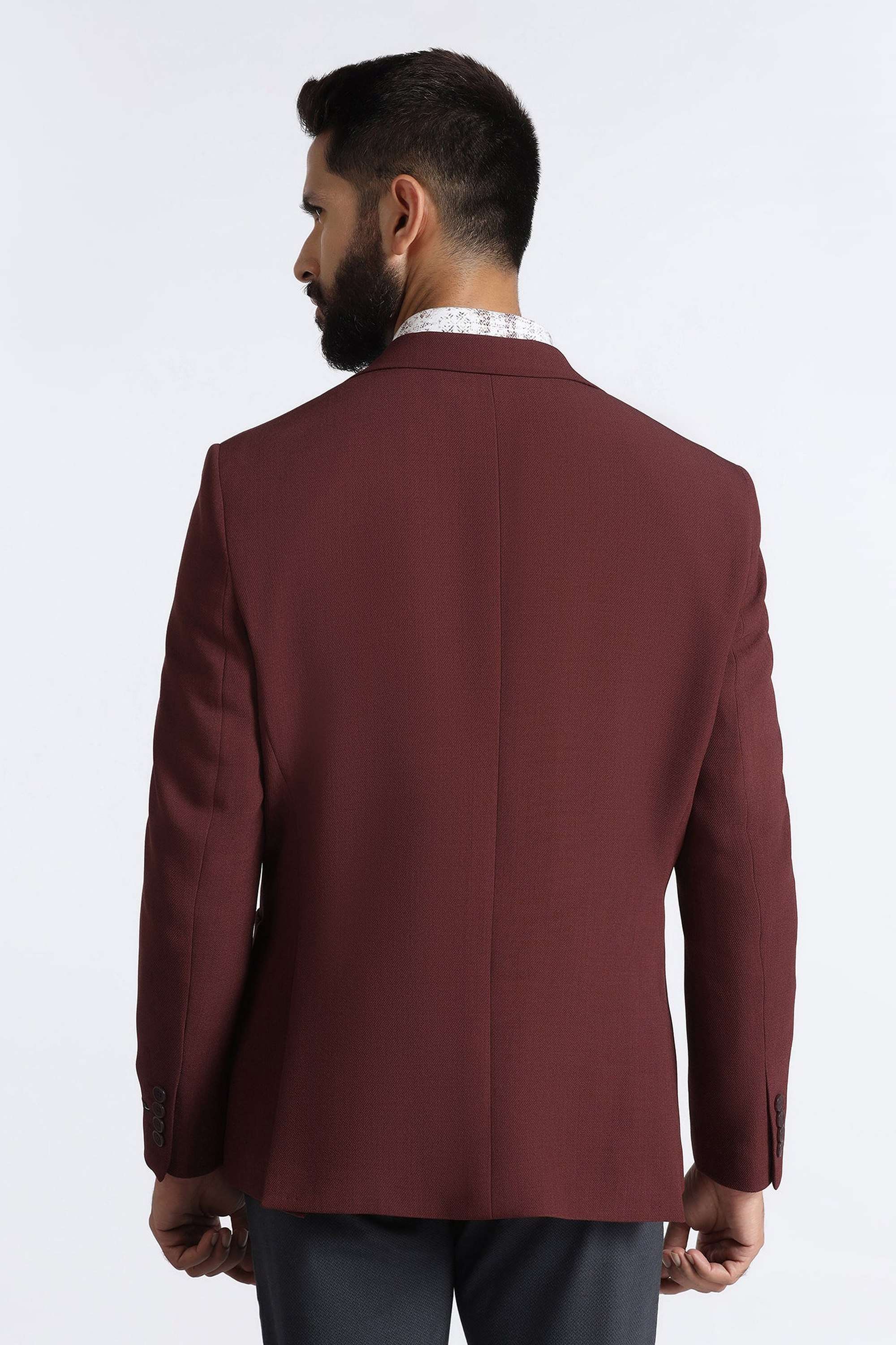 Solid-Blended-Fabric-Slim-Fit-Men-s-Jacket