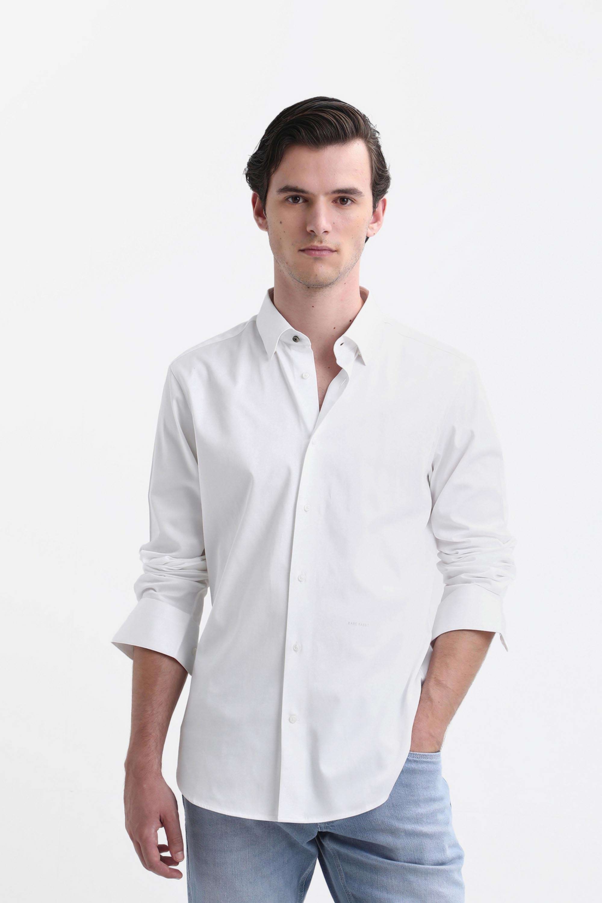Solid-Cotton-Regular-Fit-Men-s-Casual-Shirt