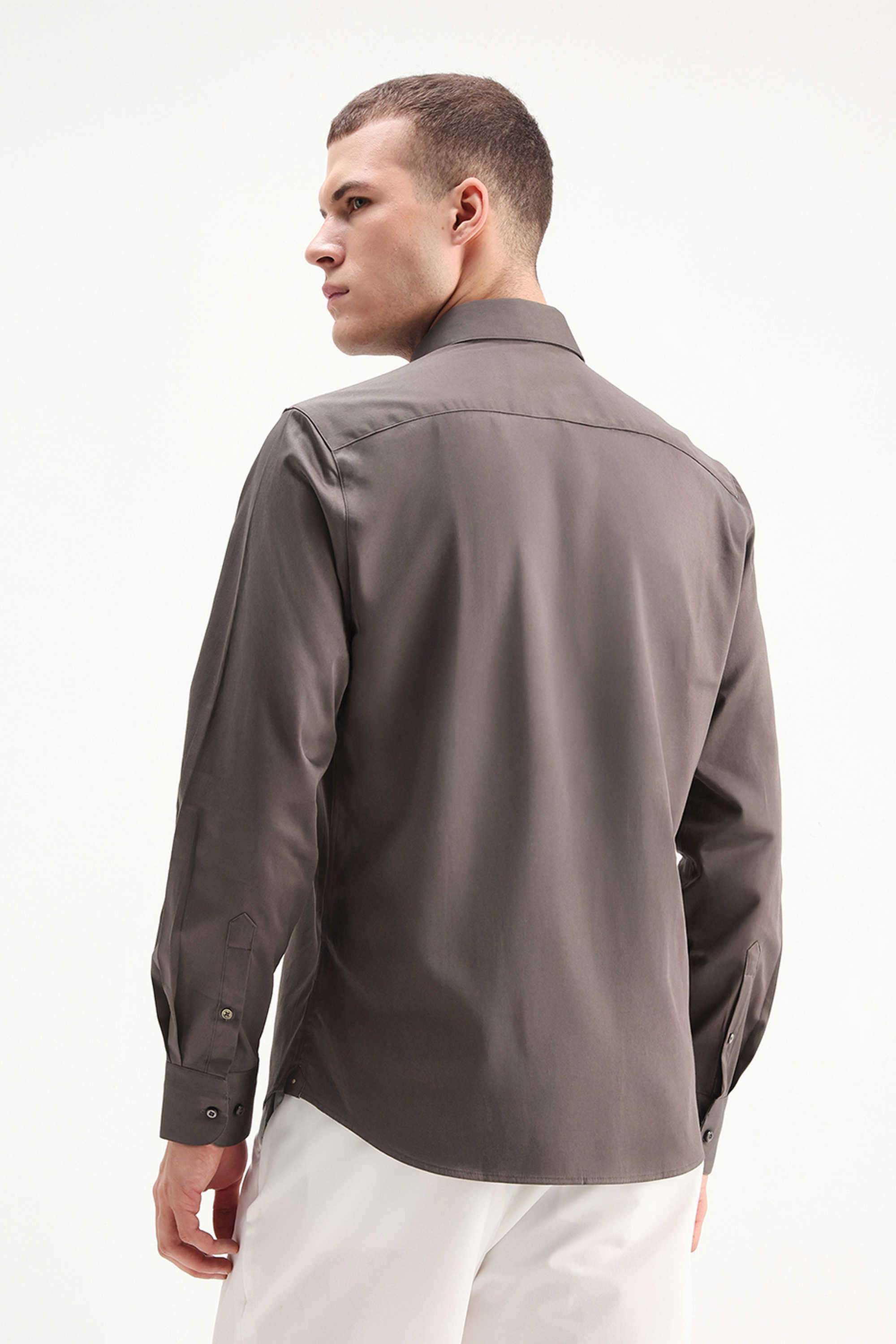 Solid-Cotton-Regular-Fit-Men-s-Casual-Shirt