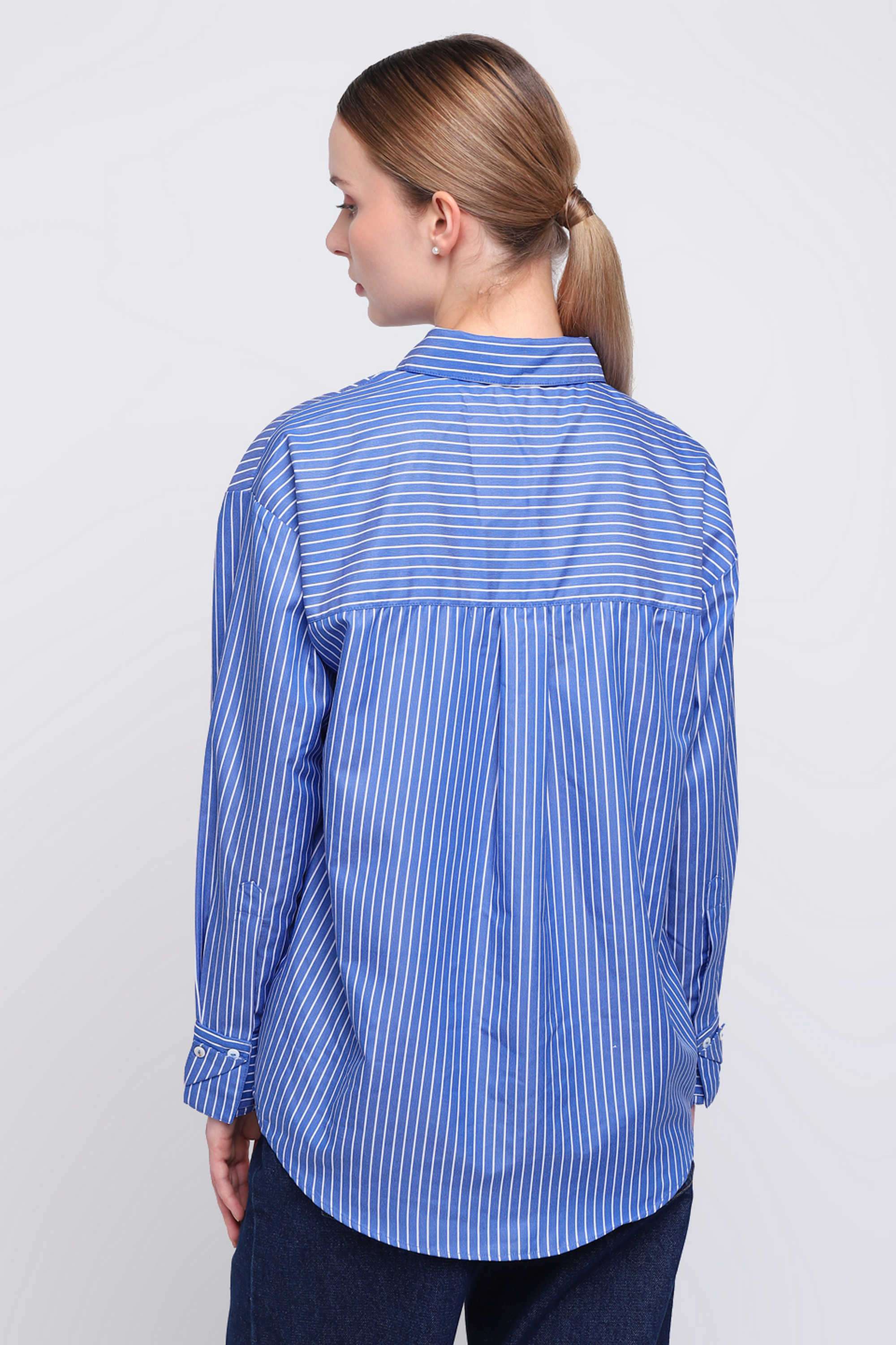 Stripes-Poplin-Regular-Fit-Women-s-Top