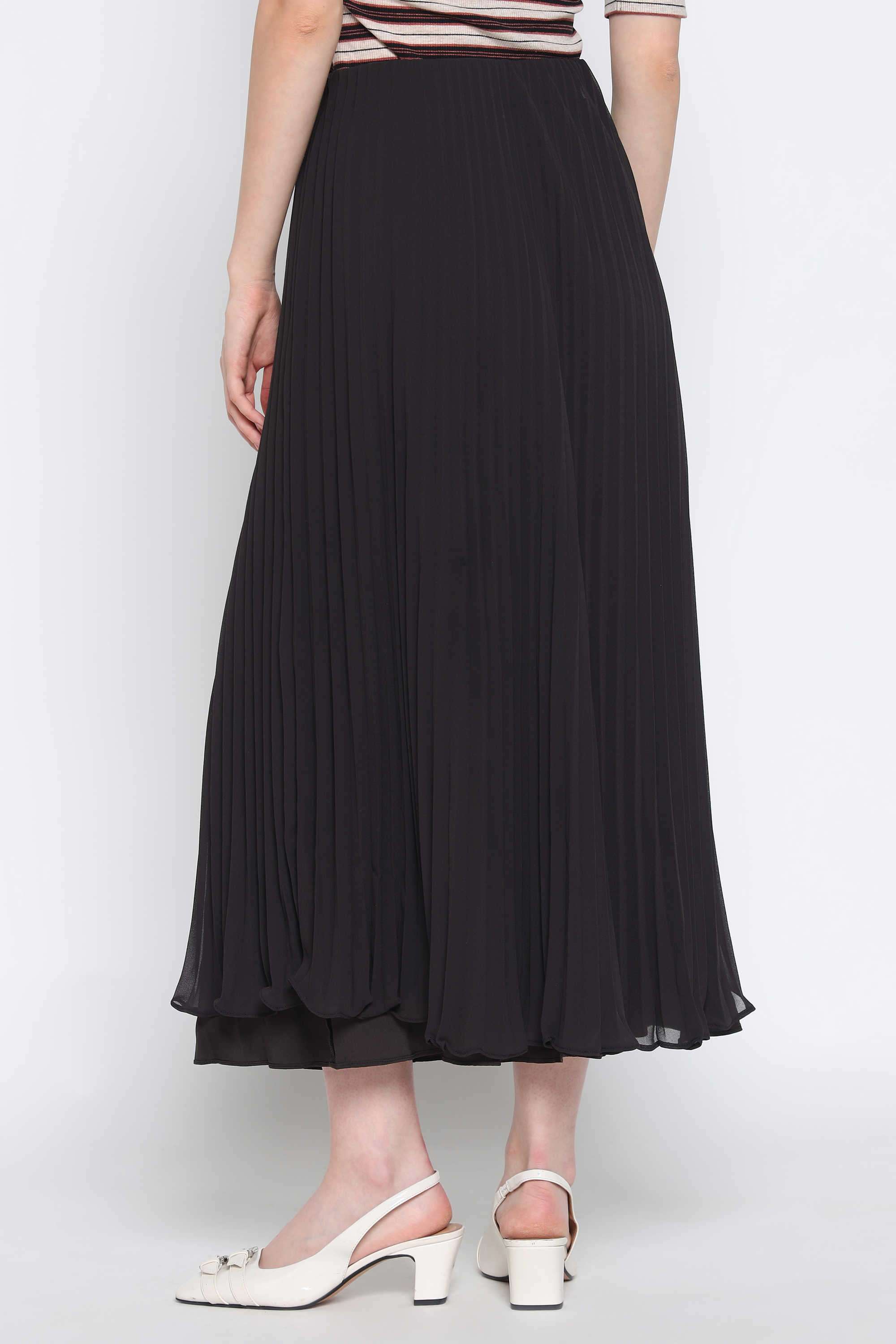 Solid-Regular-Fit-Polyester-Women-s-Work-Wear-Skirts