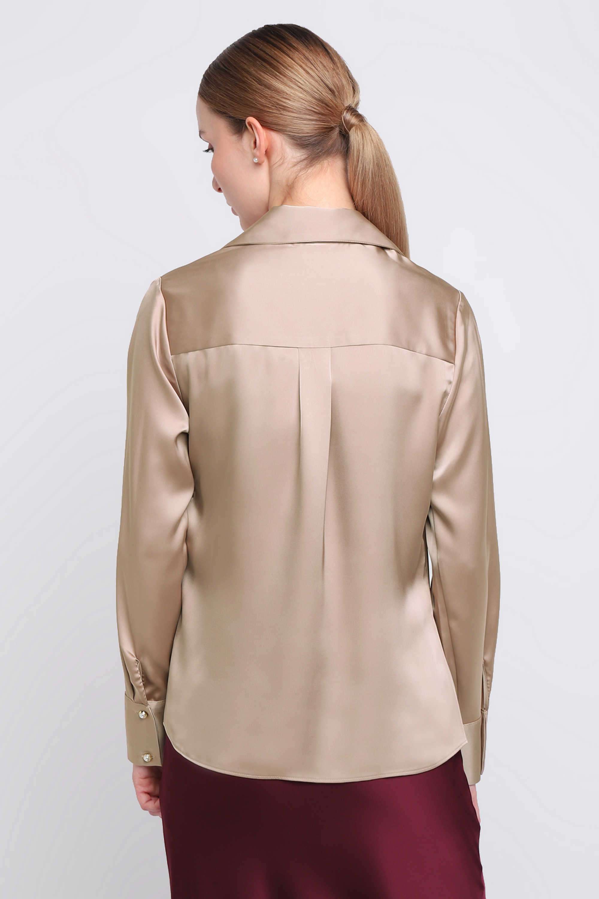 Solid-Satin-Regular-Fit-Women-s-Top