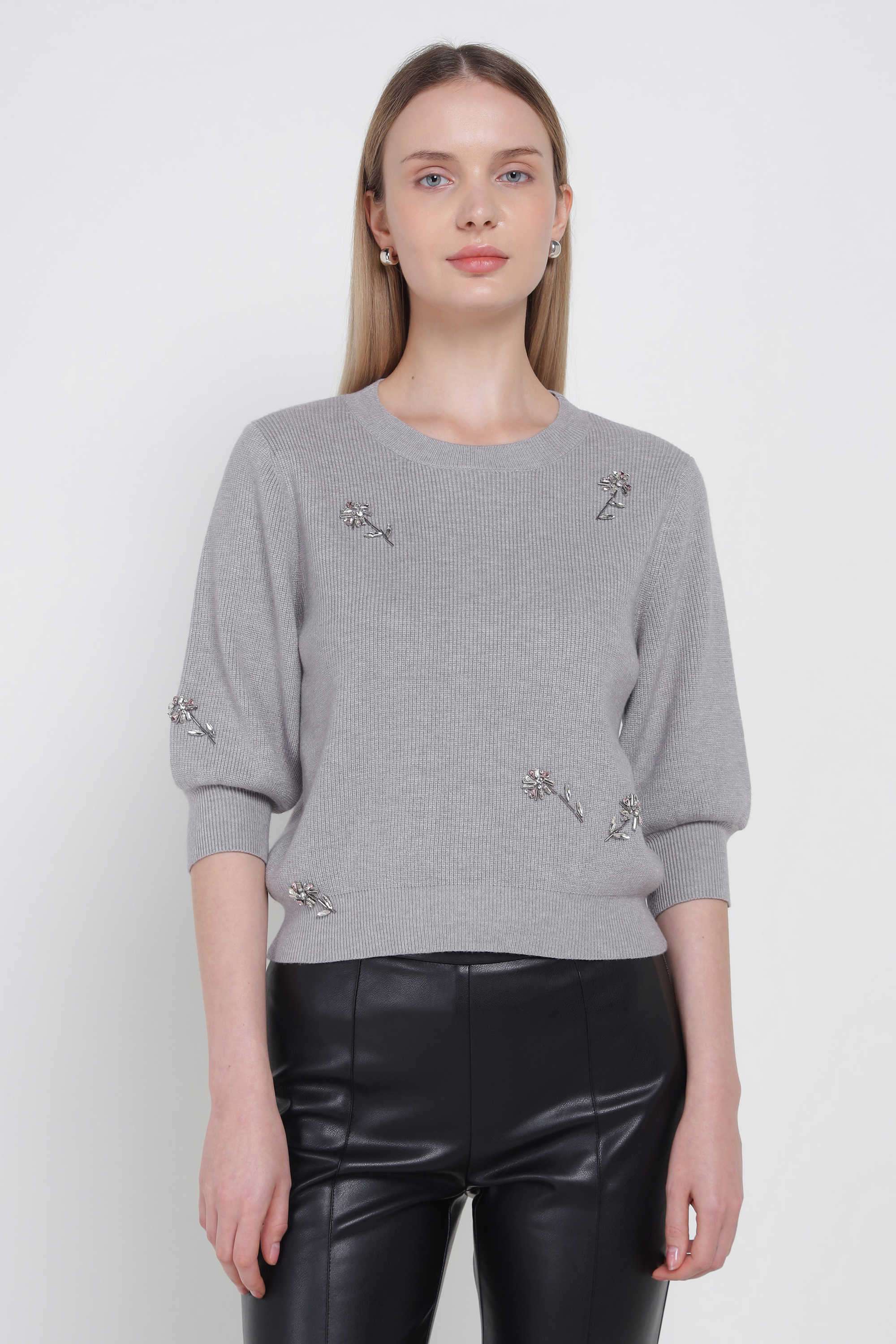 Solid-Round-Neck-Viscose-Women-s-Winter-Wear-Sweater